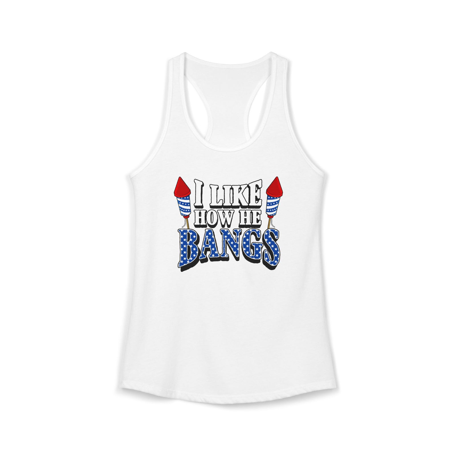 I Like How He Bangs | Women's Racerback Tank