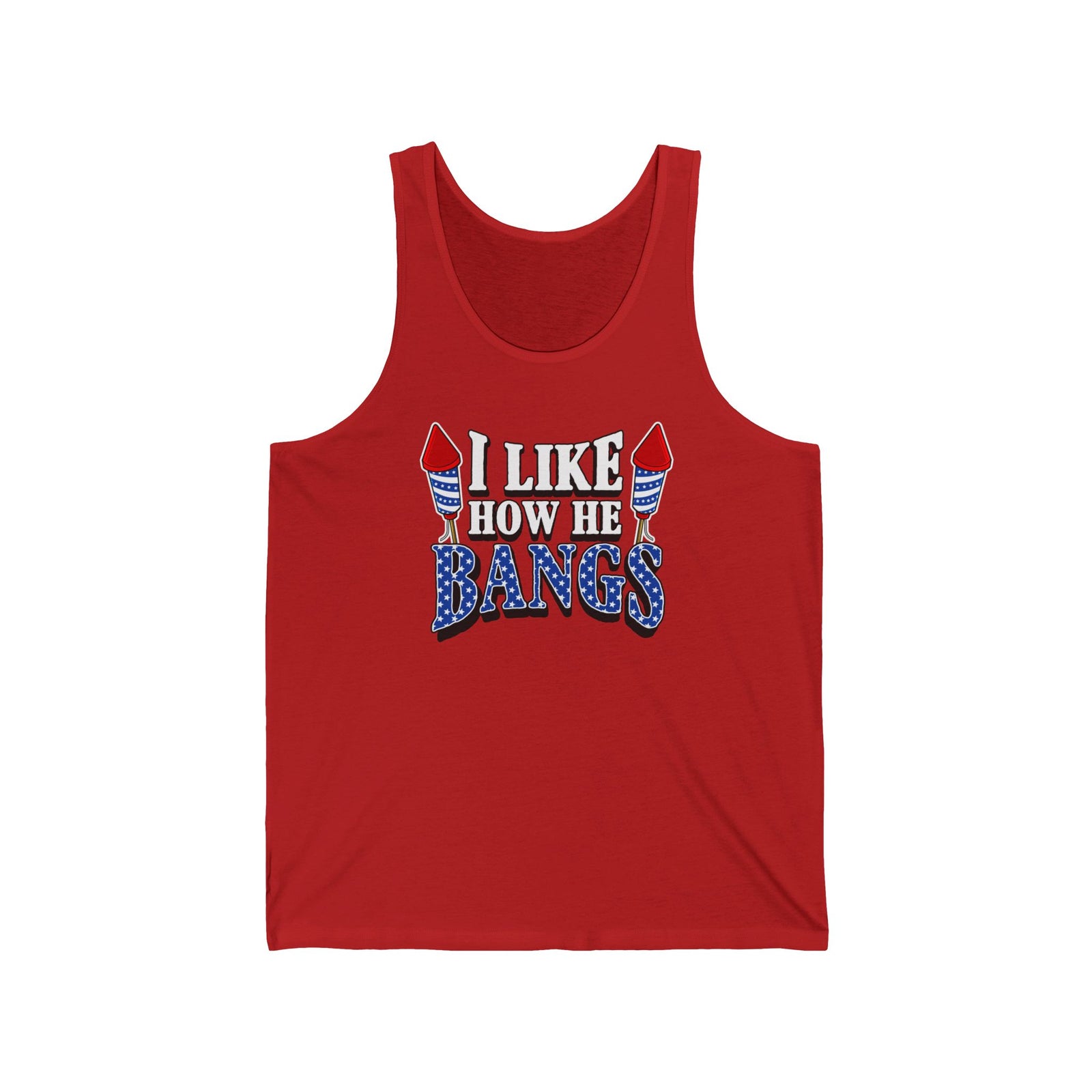 I Like How He Bangs | Unisex Tank
