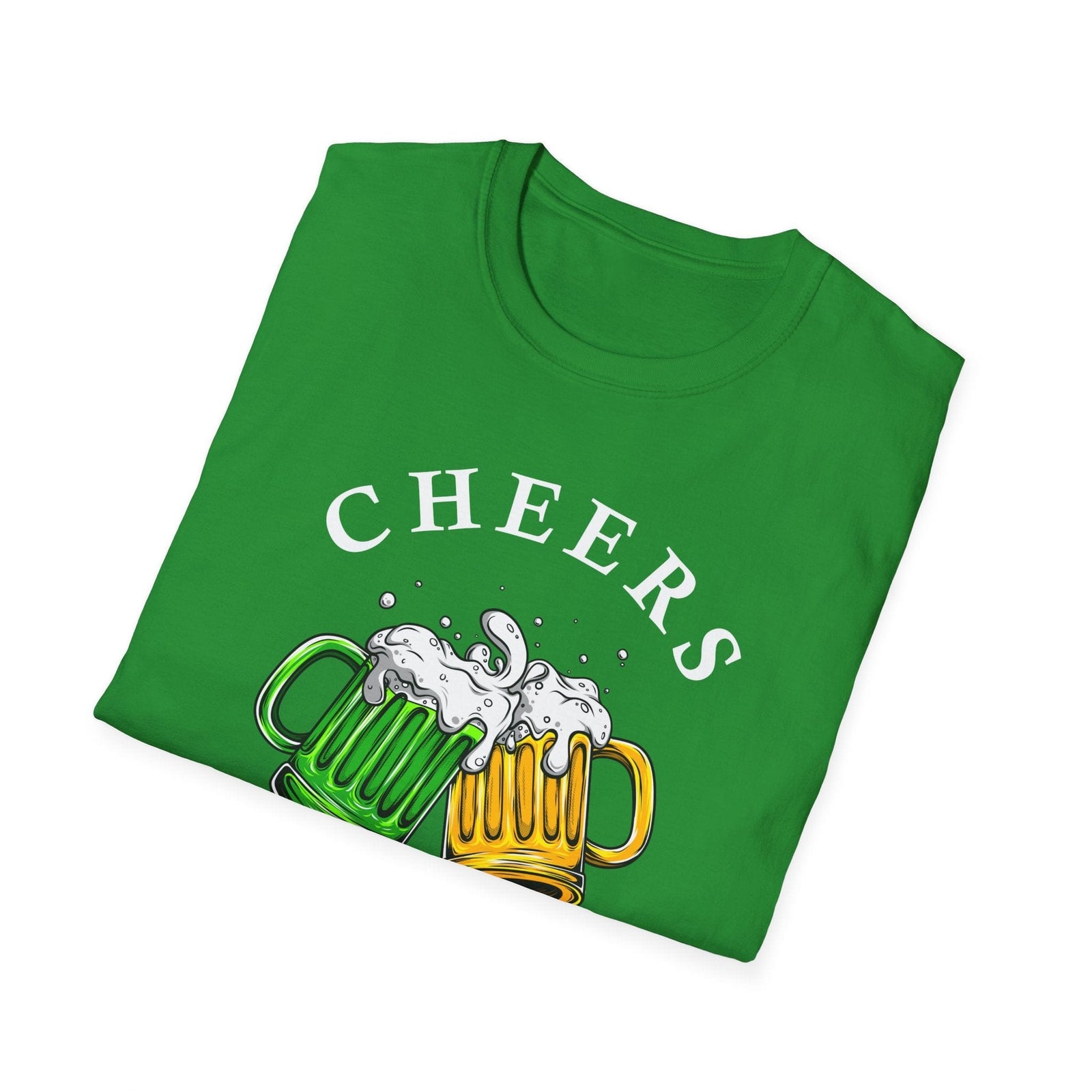 Cheers F🍀uckers Deluxe Green Tee (Unisex)