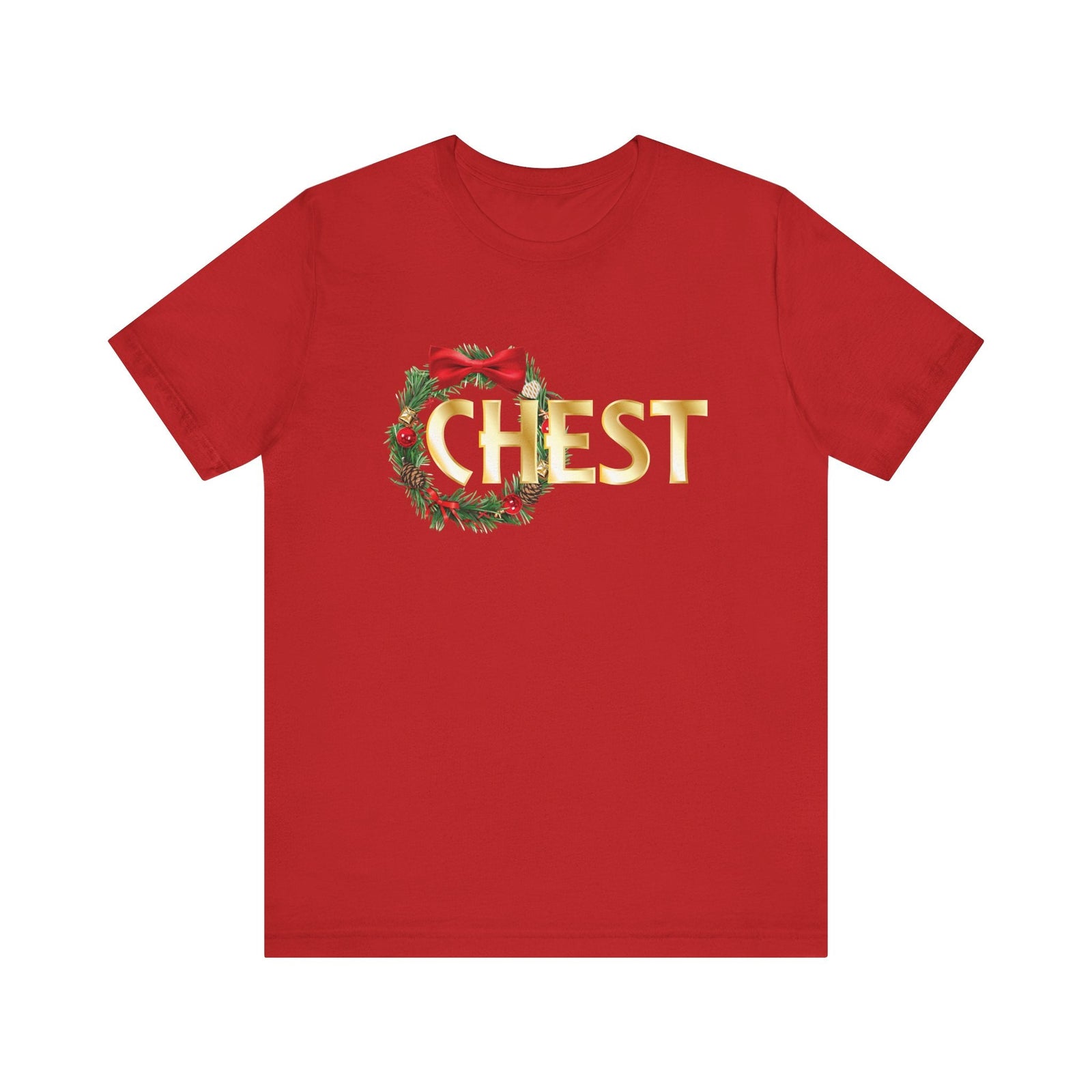 Chest Deluxe Red Tee (Unisex)