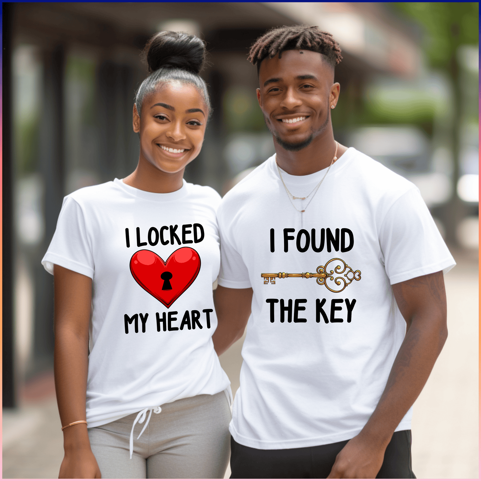 I Locked My Heart & I Found The Key - Couples Shirts