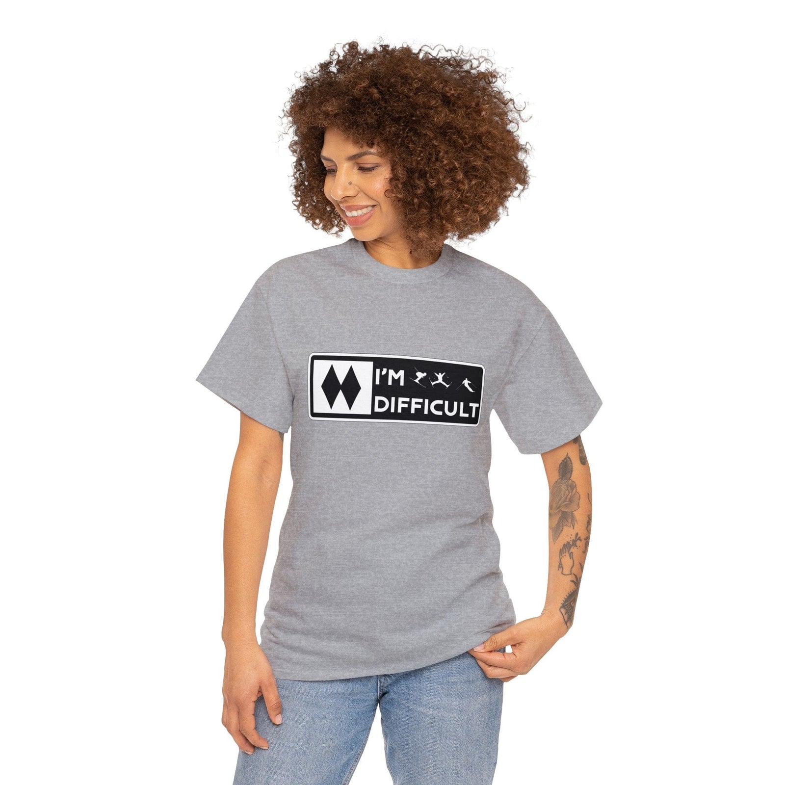 I"m Difficult Novelty Ski Tee