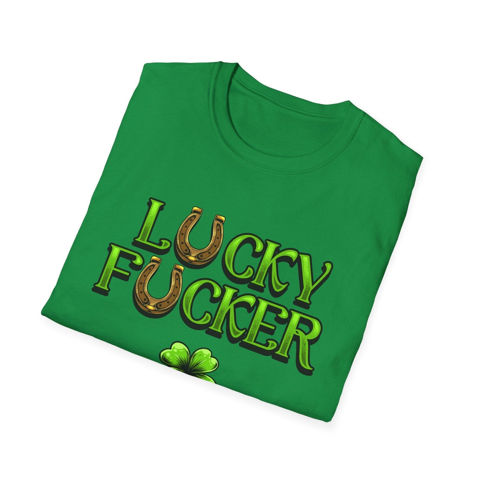 Lucky F*cker | Irish Green Deluxe Tee (unisex)