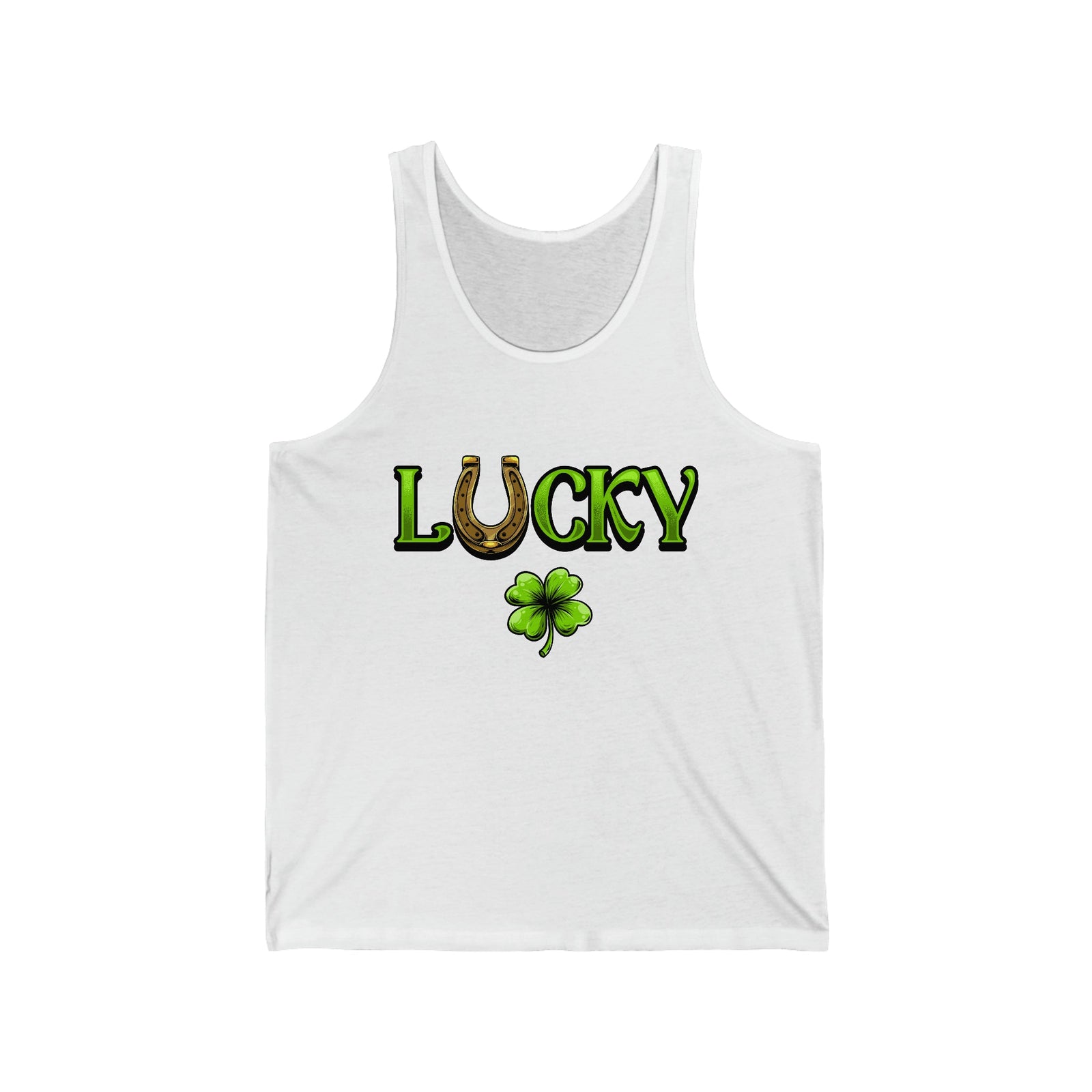 Lucky Unisex Jersey Tank