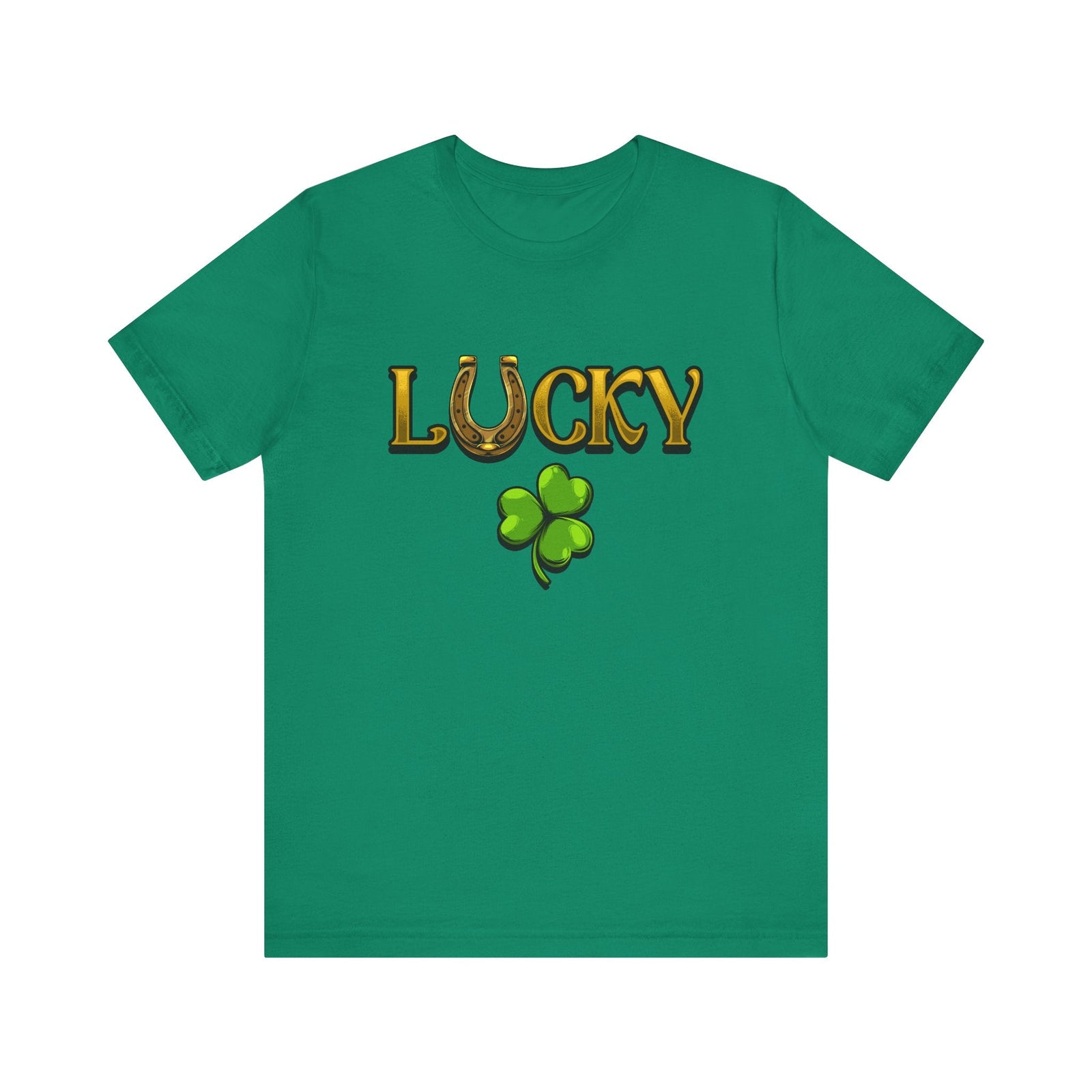 Lucky | White Deluxe St Patricks Day Tee