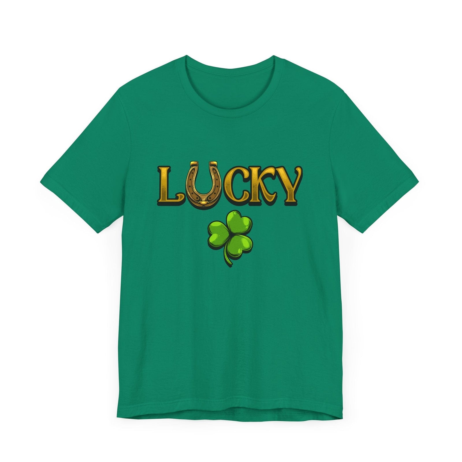Lucky | White Deluxe St Patricks Day Tee