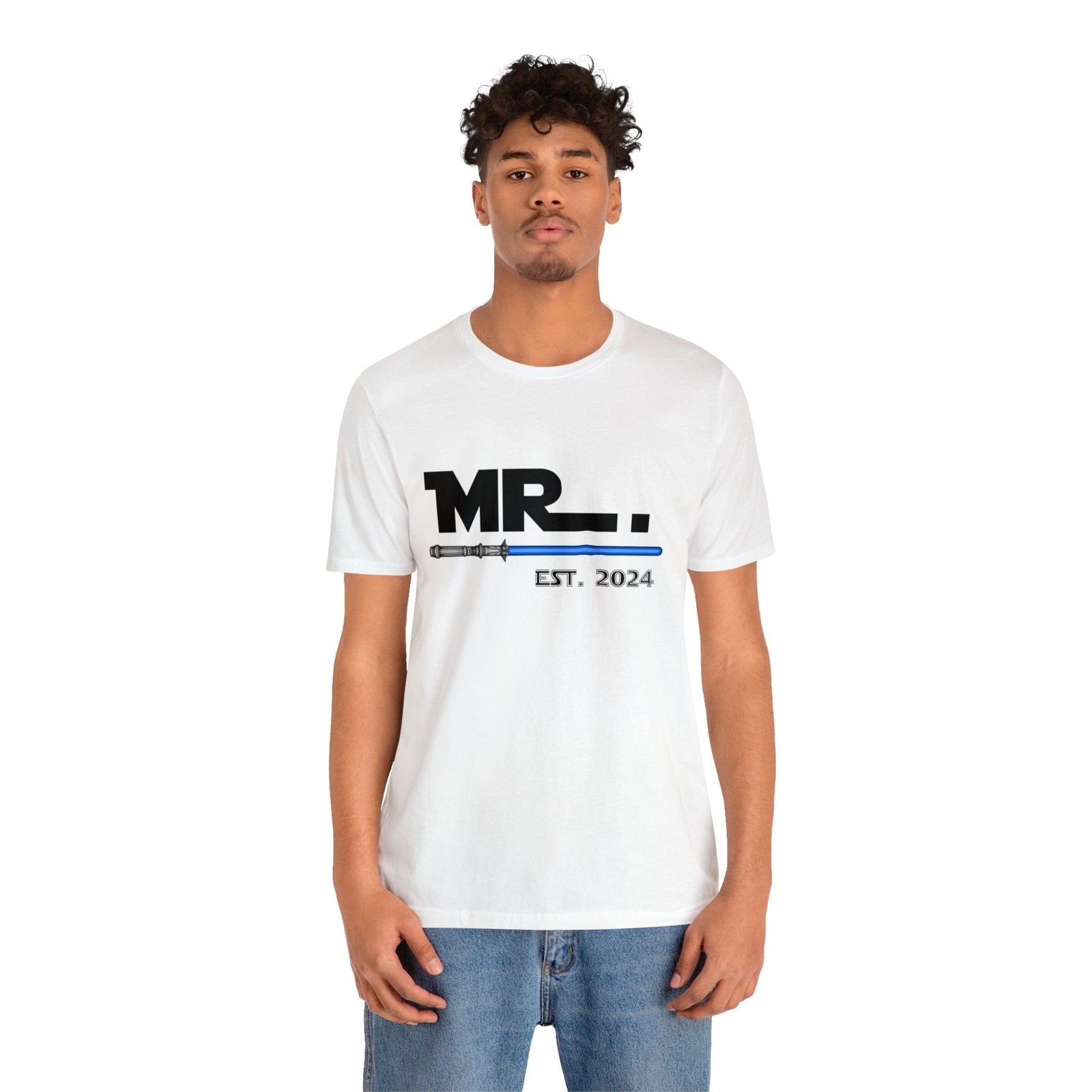 Mr Est. 2024 May The Force Be With Us Deluxe T-shirt