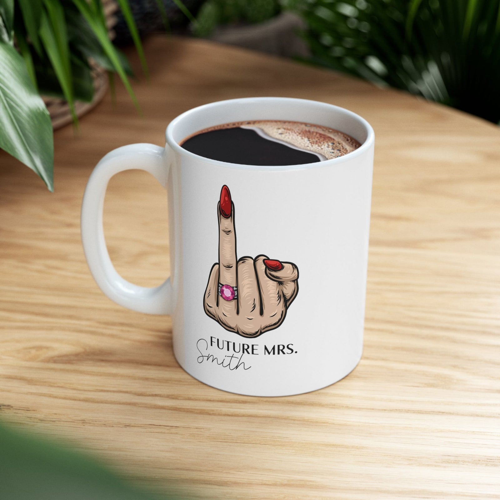 Personalized Engagement Mug Ceramic Mug 11oz