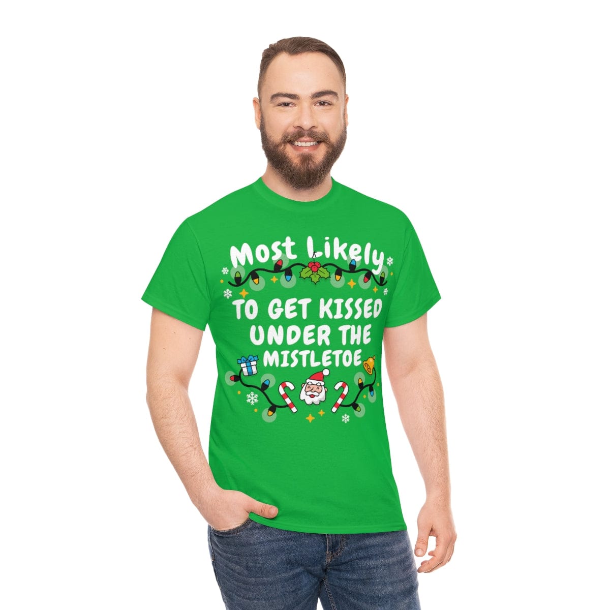 TO GET KISSED UNDER THE MISTLETOE