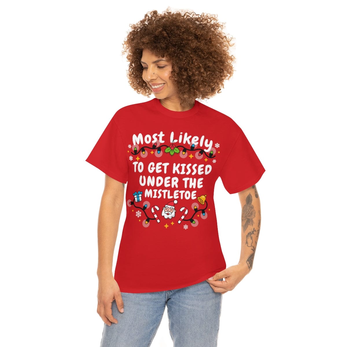 TO GET KISSED UNDER THE MISTLETOE