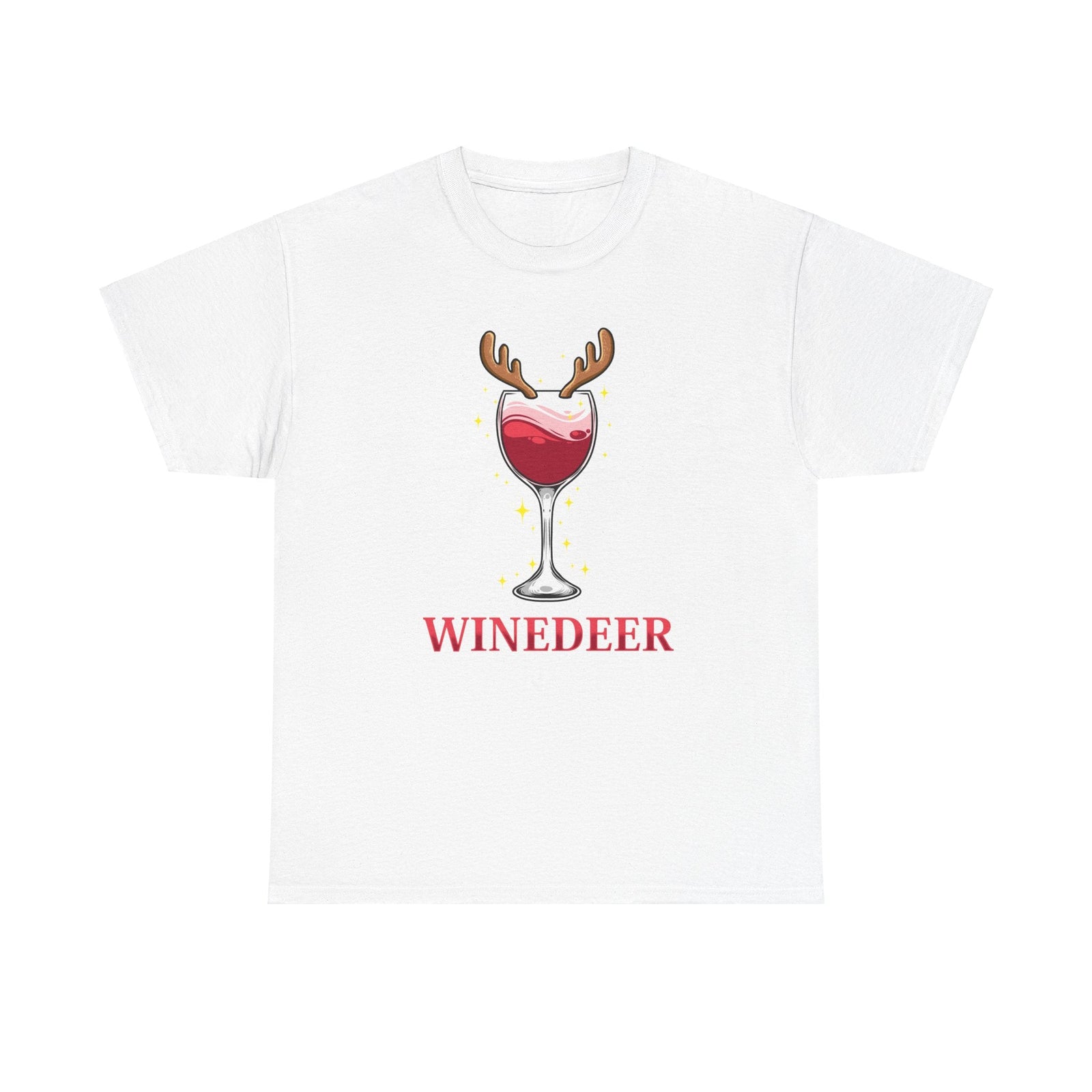 Wine Deer Black Unisex Tee (Unisex)