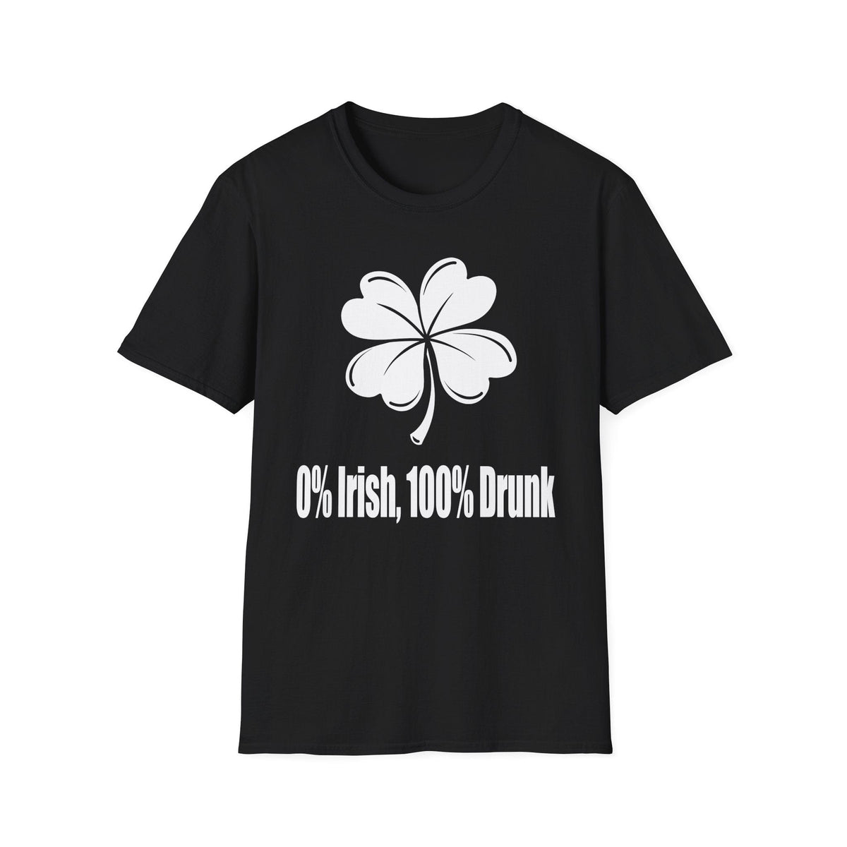 0% Irish, 100% Drunk | Deluxe St Patrick's Day Tee