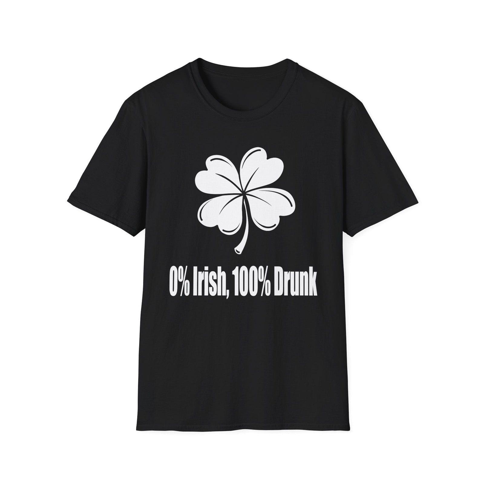 0% Irish, 100% Drunk | Deluxe St Patrick's Day Tee