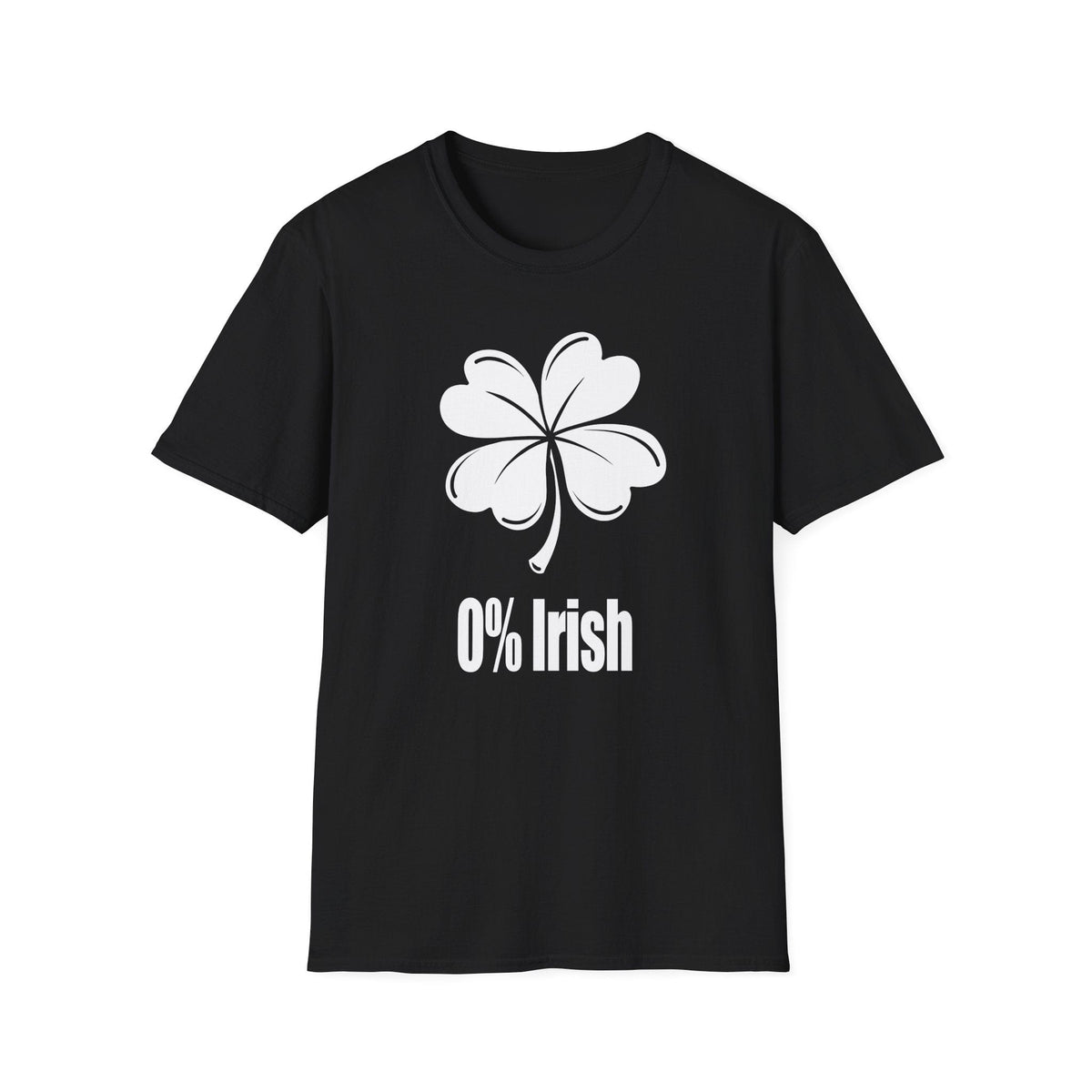 0% Irish | Deluxe St Patrick's Day Tee