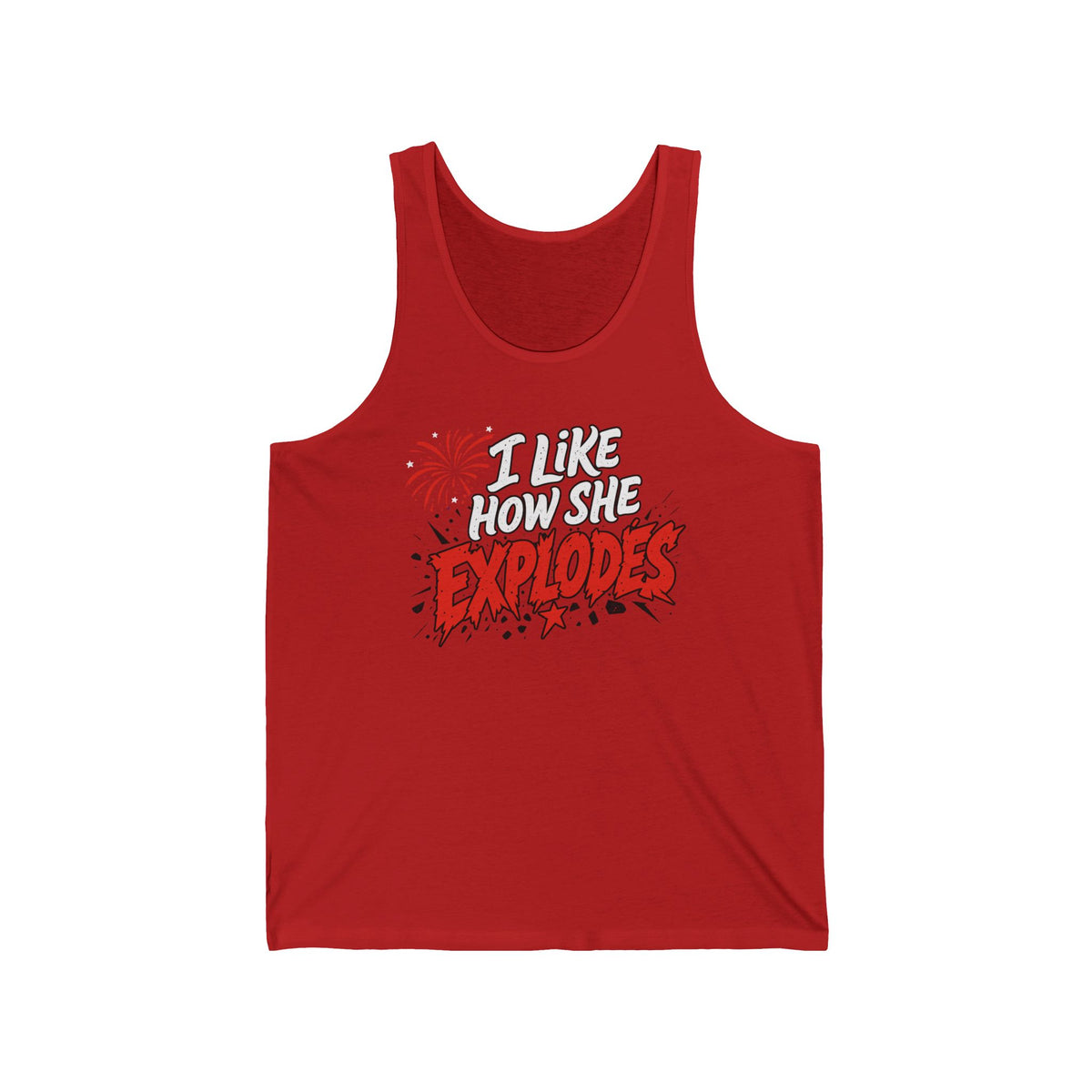 I Like How She Explodes | Unisex Tank Top