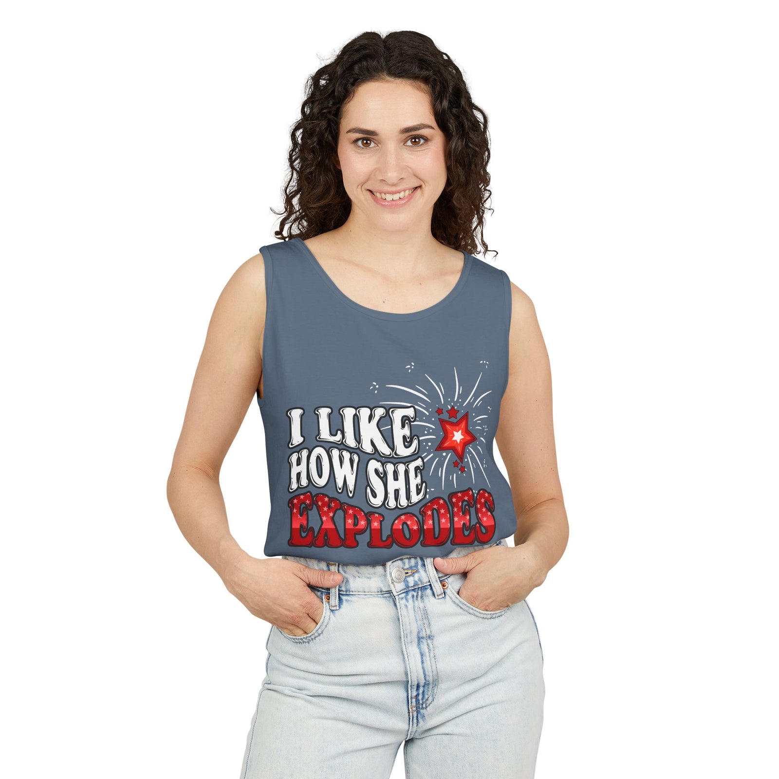 I Like How She Explodes & I Like How He Bangs | Comfort Colors®  Tank Tops