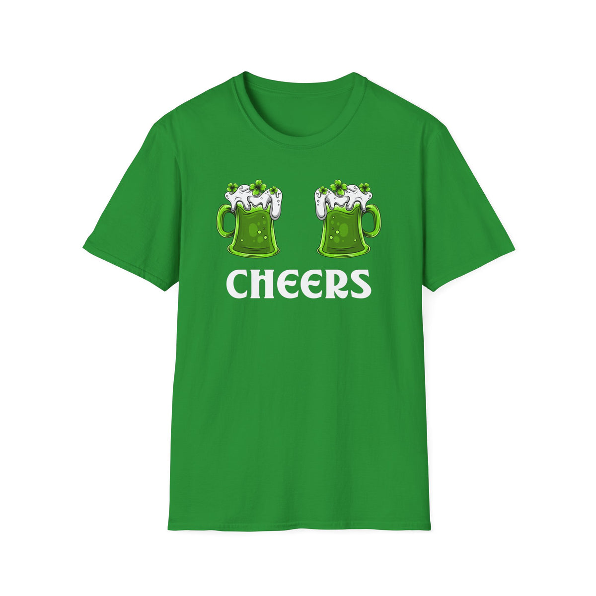 Cheers | Deluxe Irish Green Tee
