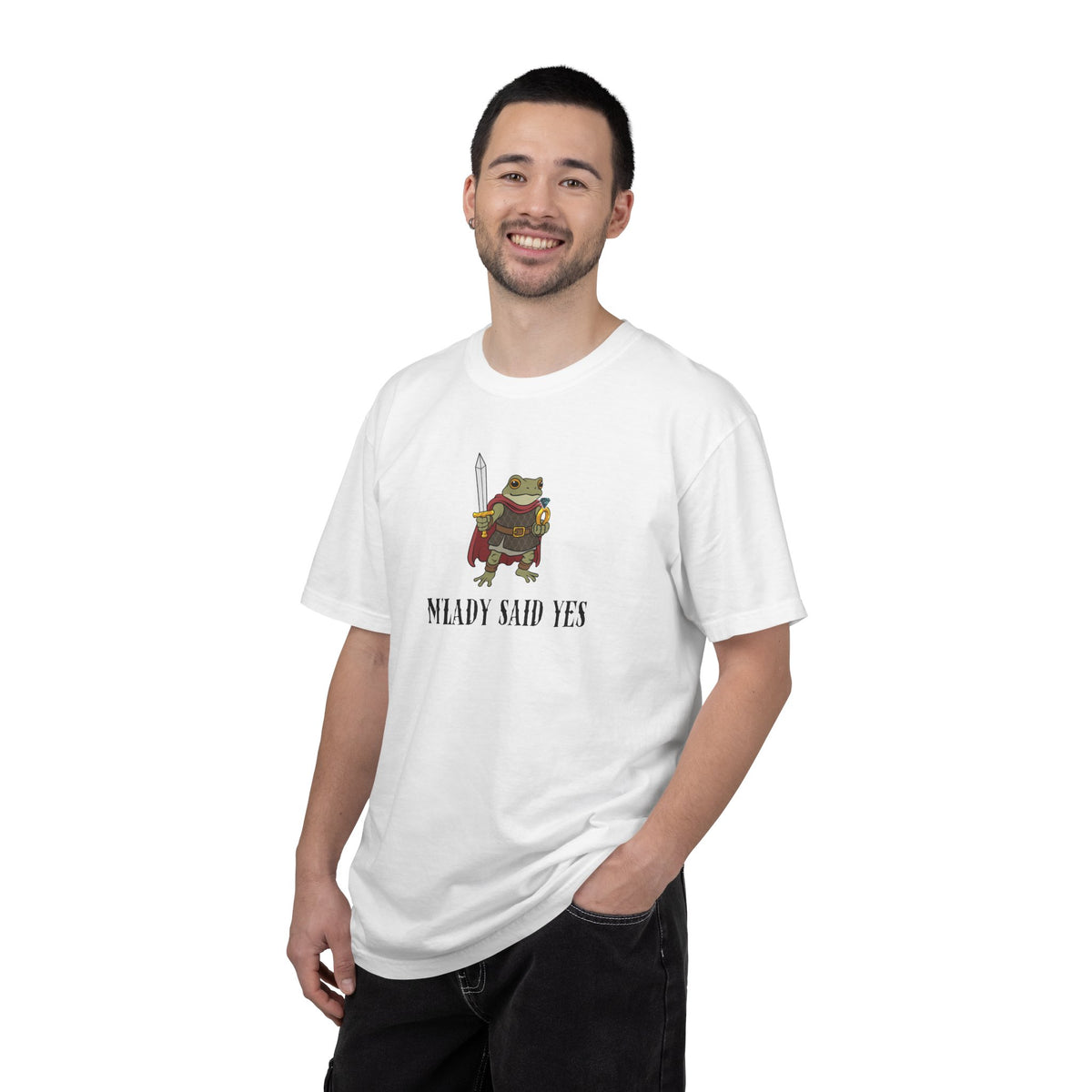 M’LADY SAID YES | Comfort Colors® Frog Prince Engagement Tee