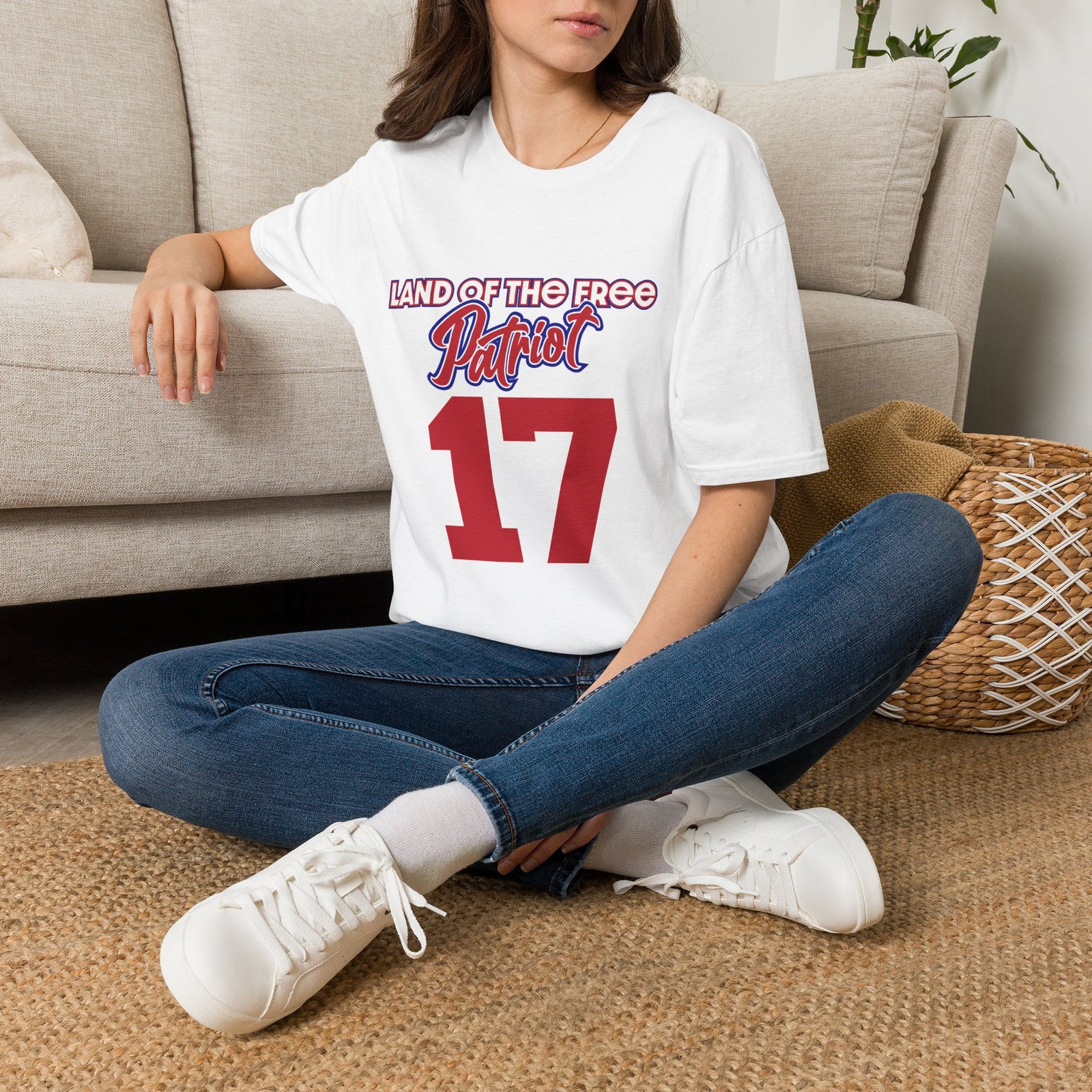 Land of the Free Patriot 17 | Unisex Deluxe Tee