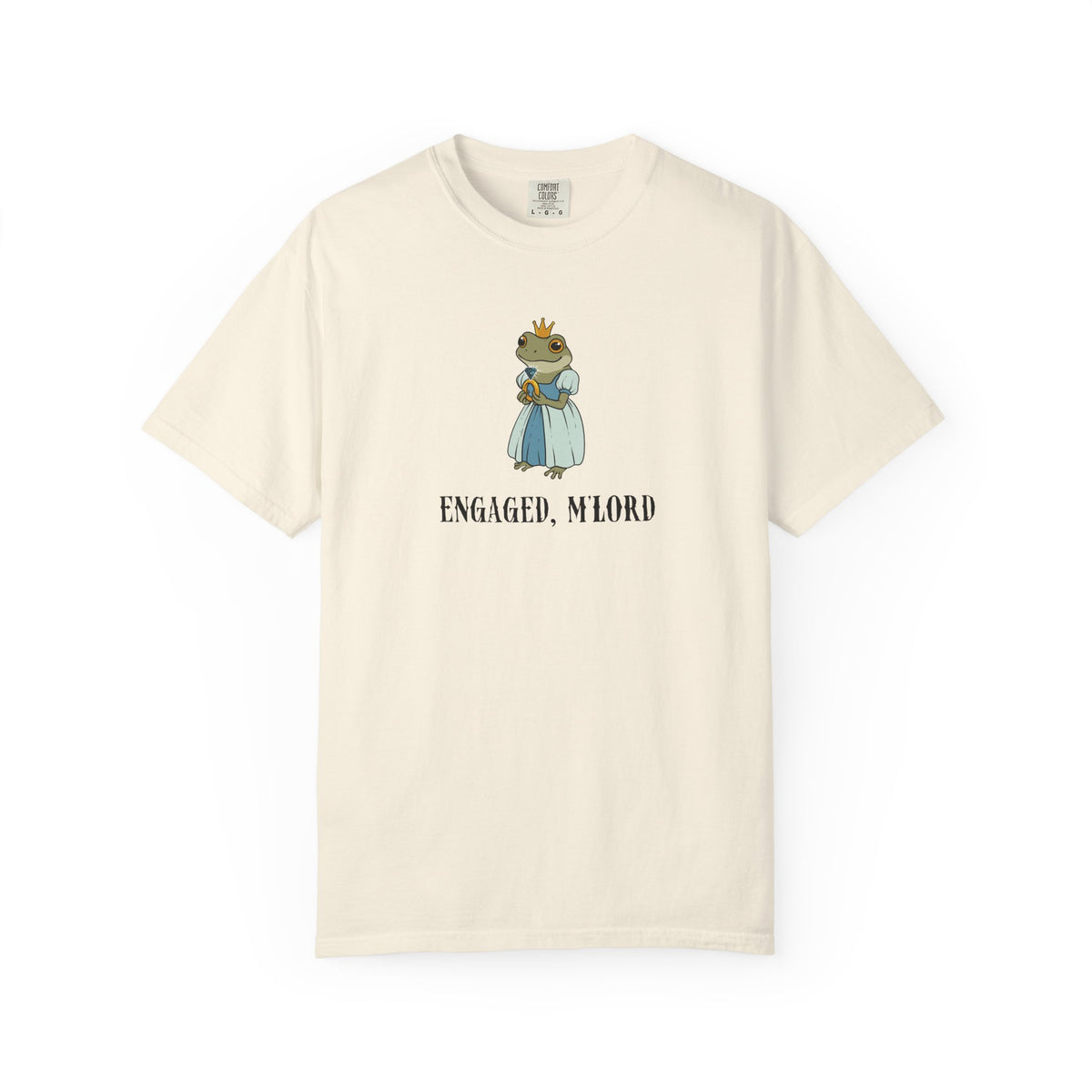 Engaged, M’Lord – Comfort Colors® Frog Princess Engagement Tee