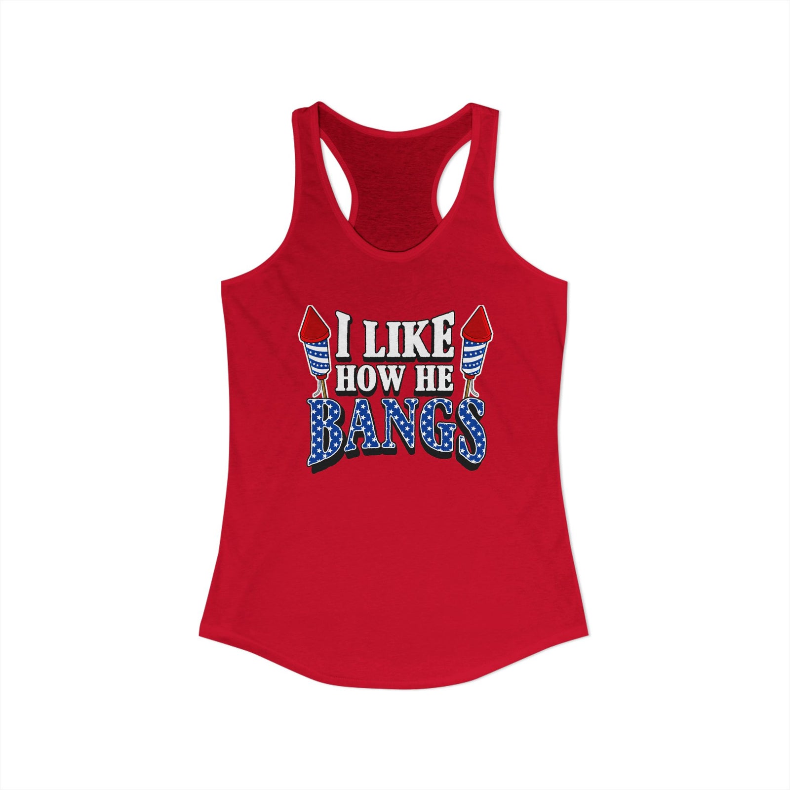 I Like How He Bangs | Women's Racerback Tank