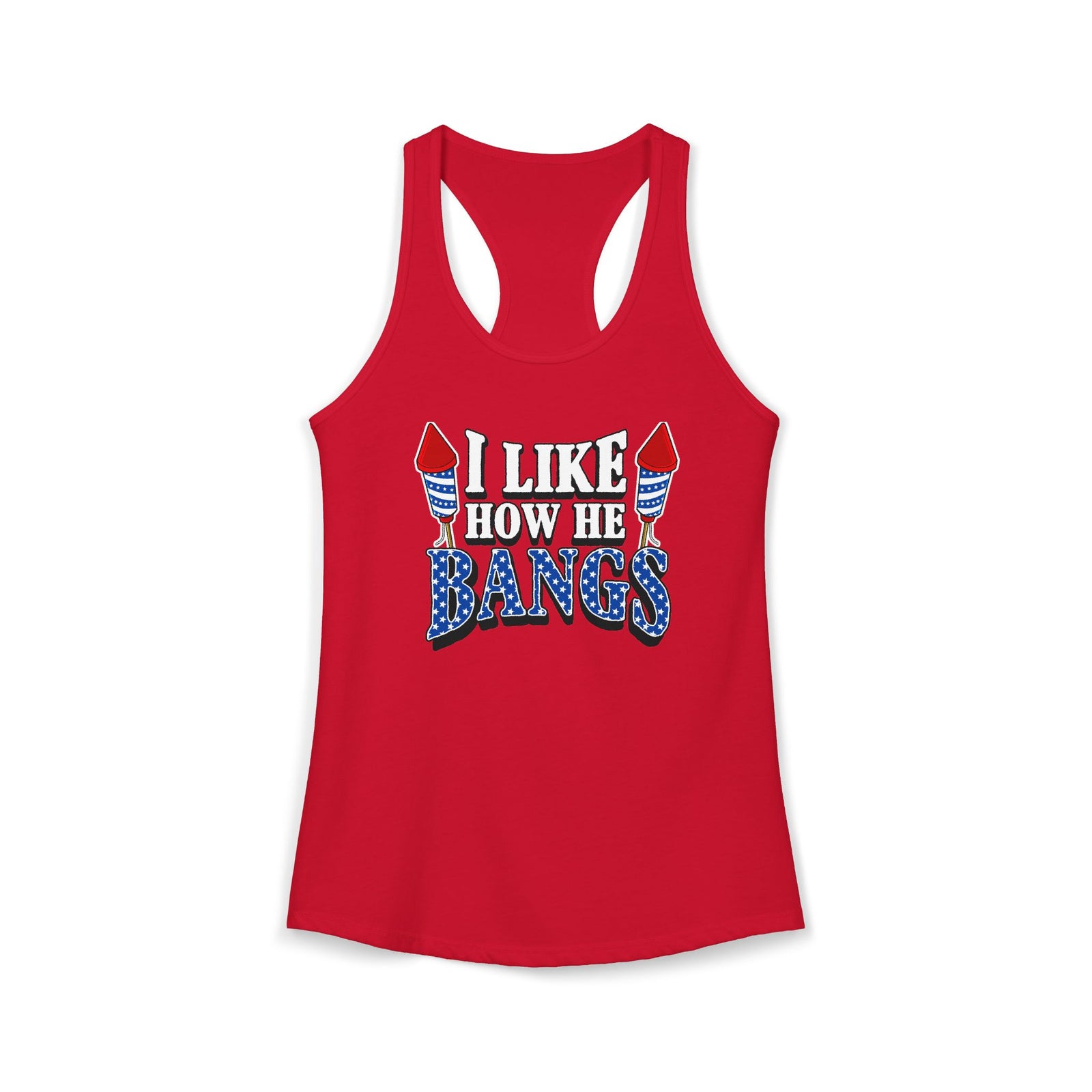 I Like How He Bangs | Women's Racerback Tank