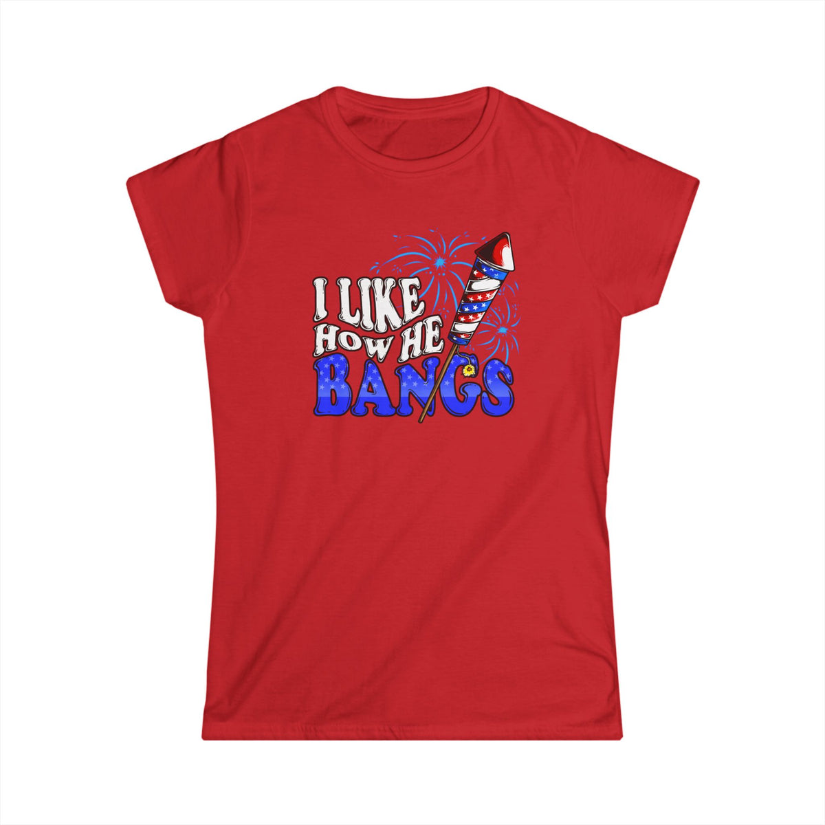 I Like How He Bangs | Ladies Tee