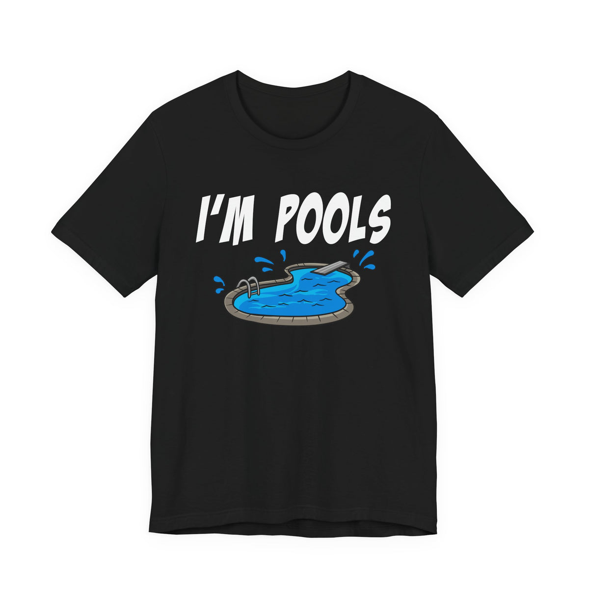 I"m Pools | Deluxe Black Tee