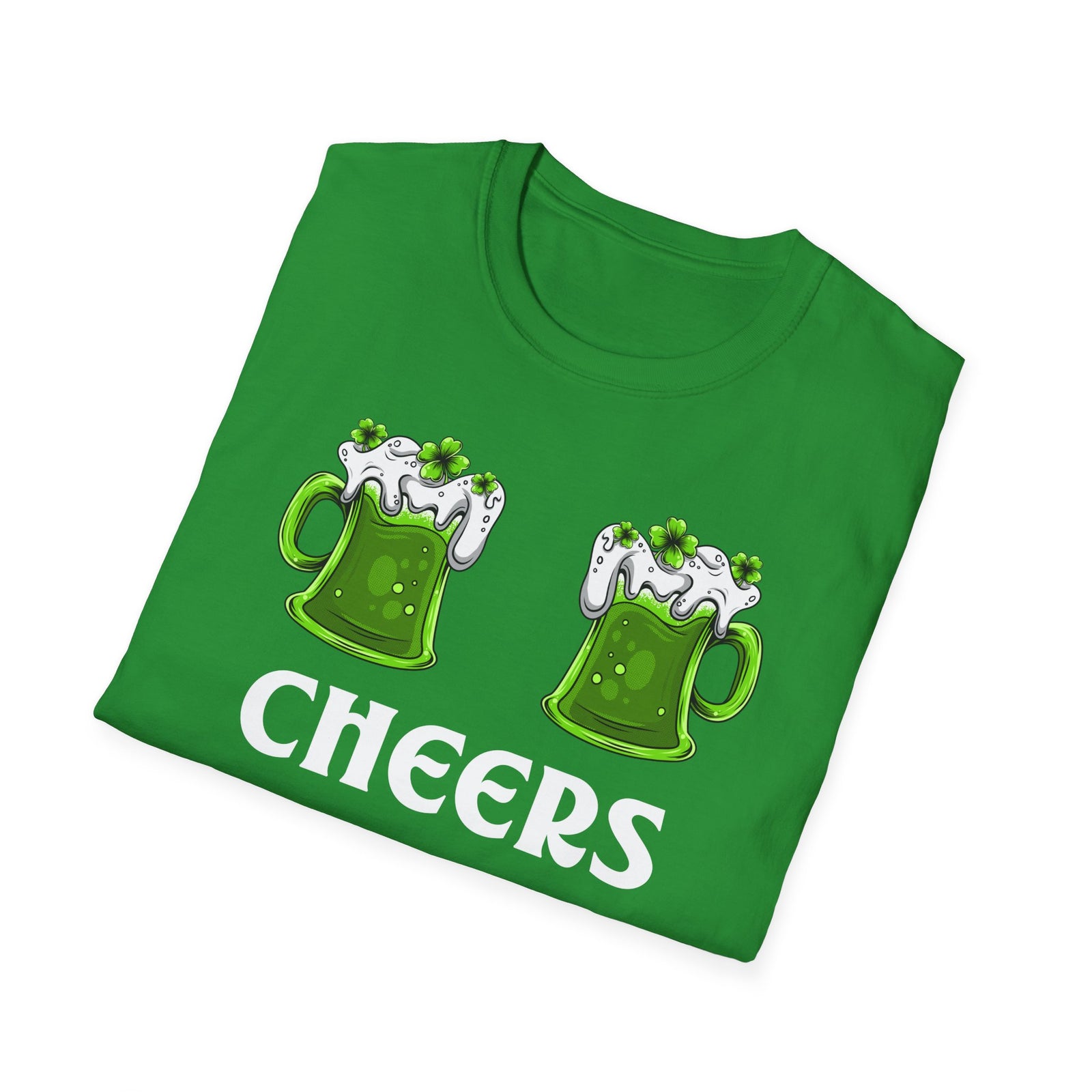 I Love Your Jugs & Cheers Deluxe Irish Green Tees