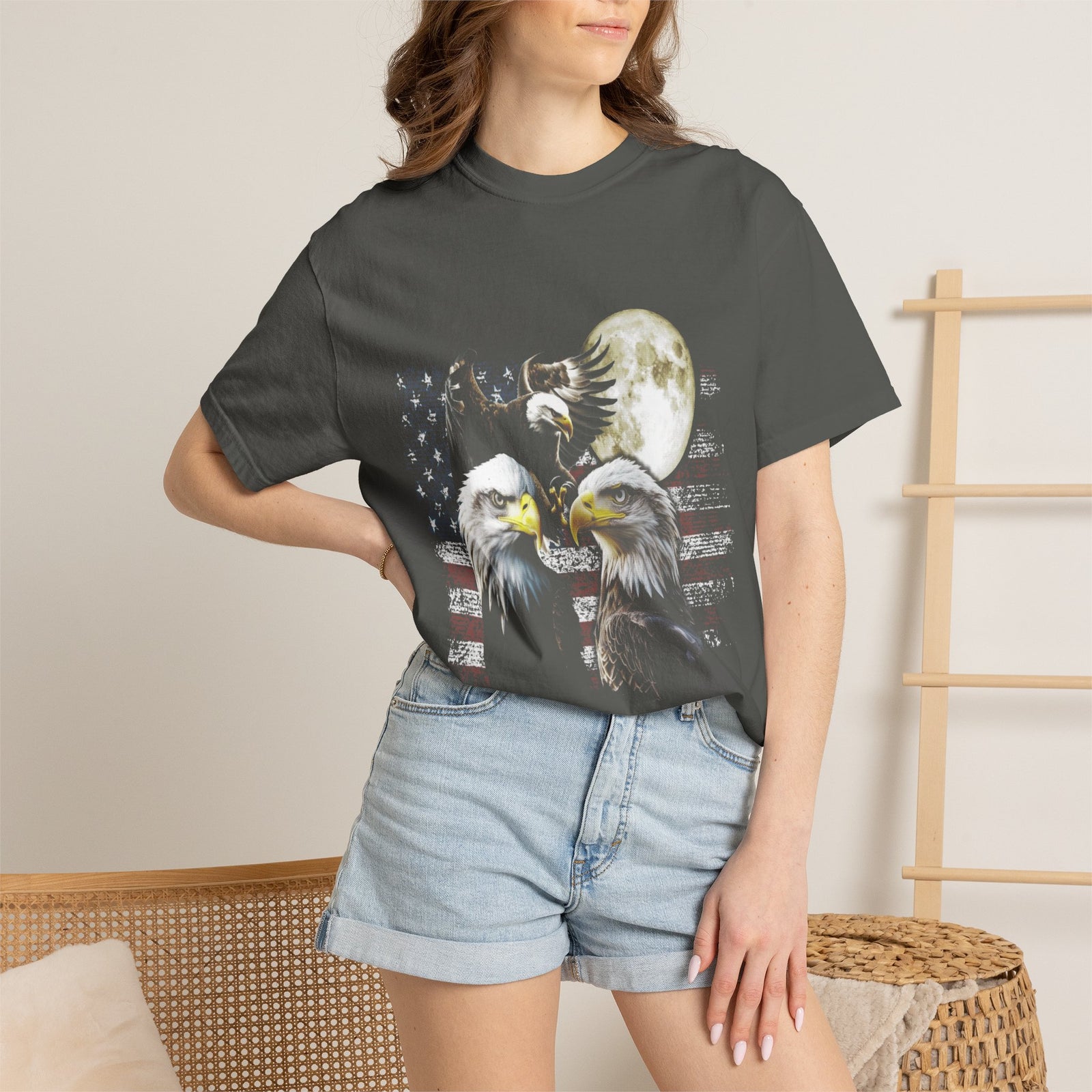 Three Eagles Moon | Vintage 90s Comfort Colors® Tee