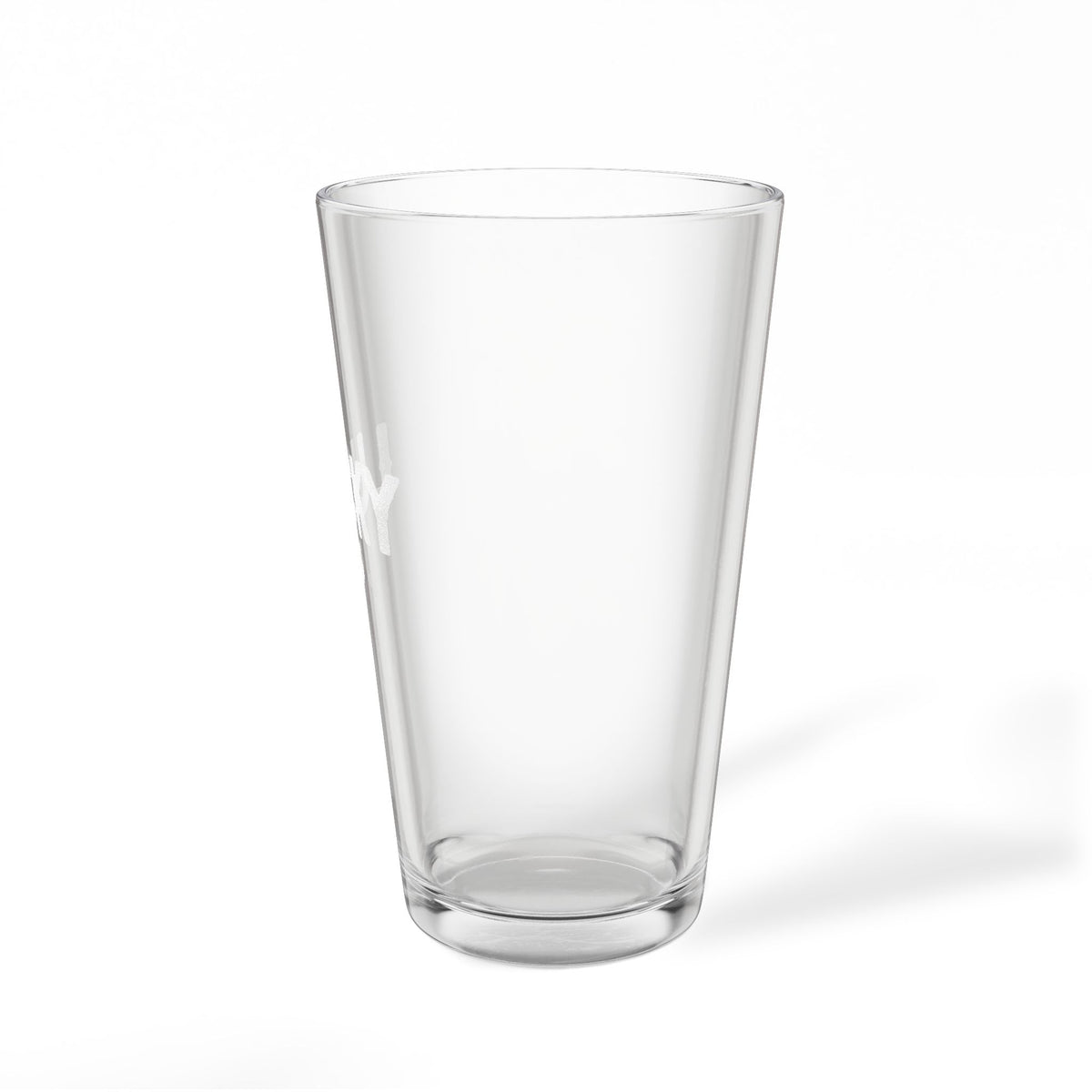 Engraved Pint Glass — "Lucky" 16oz