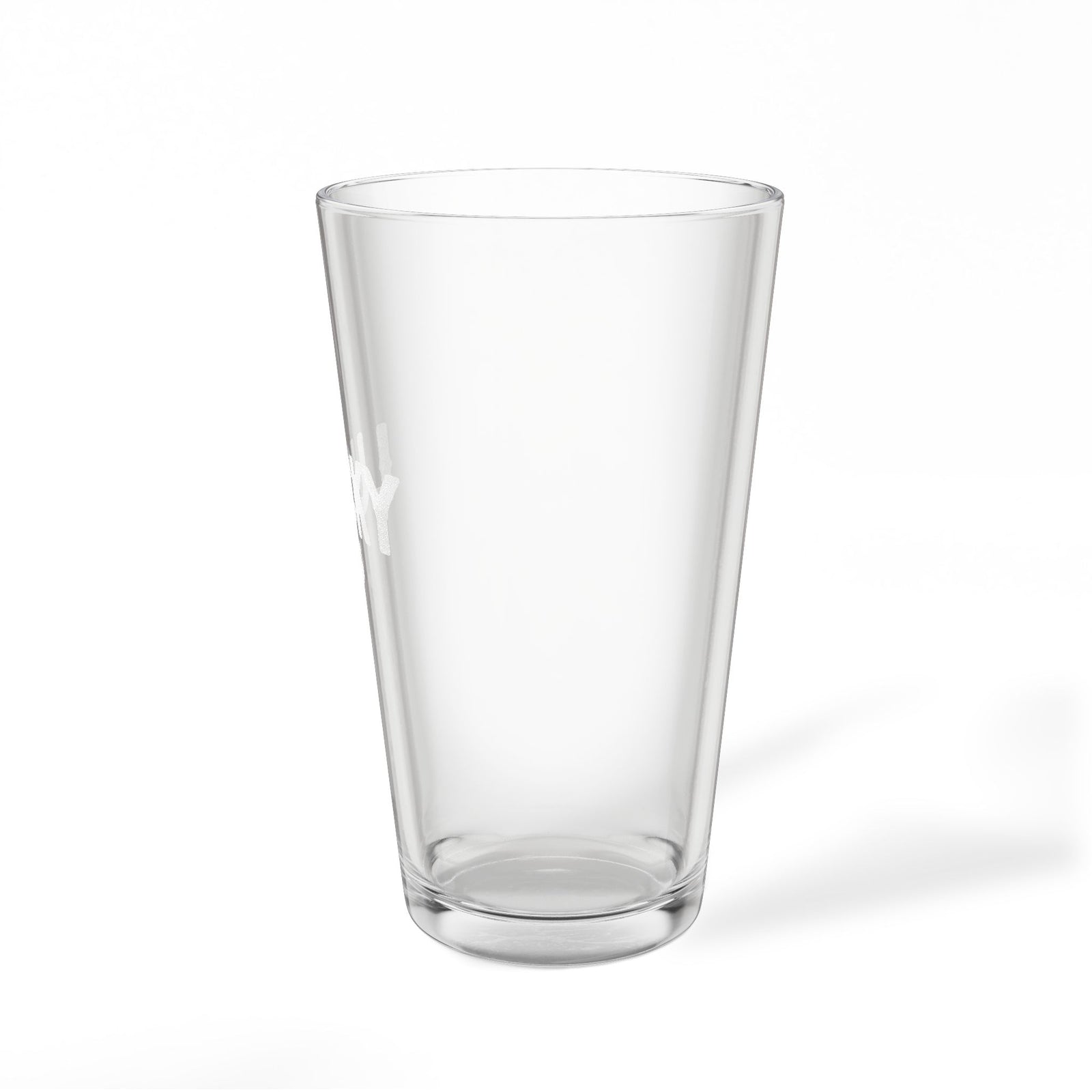 Engraved Pint Glass — "Lucky" 16oz