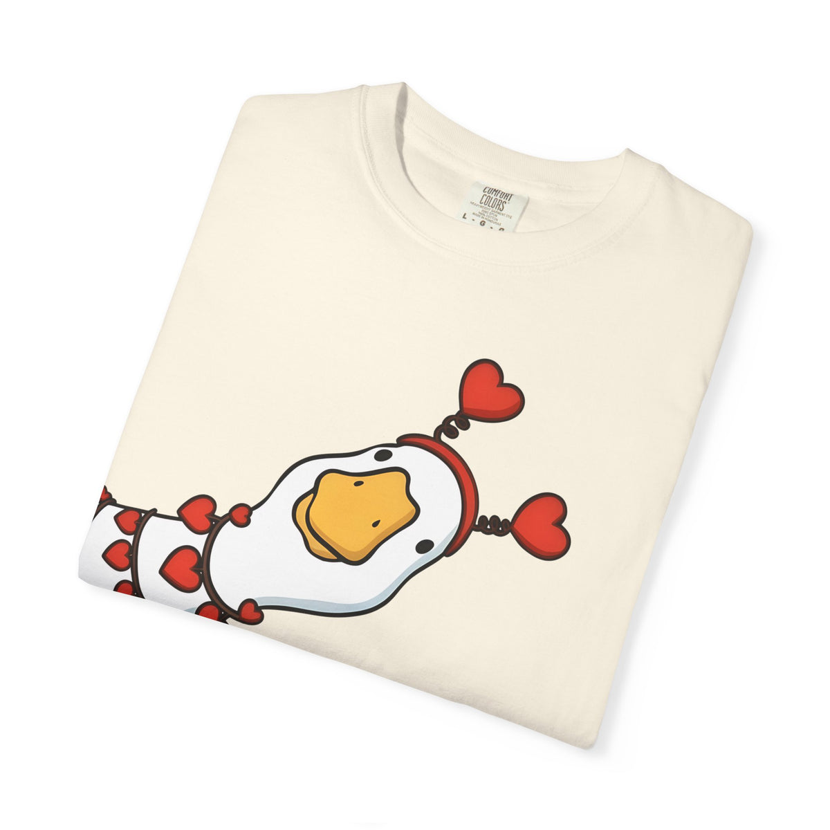 Cute Heart Goose T-Shirt — Valentine’s Day Cute Animal Tee