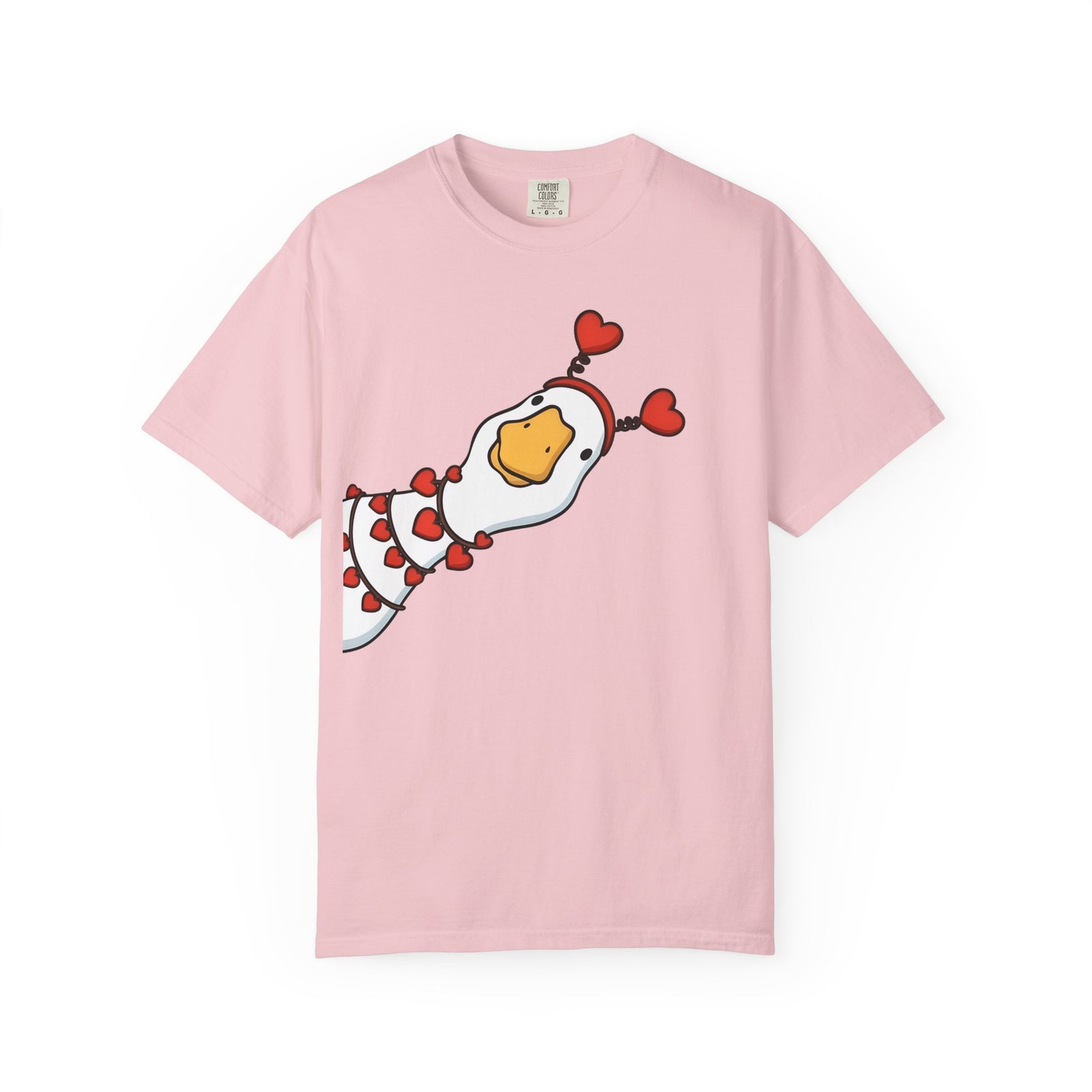 Cute Heart Goose T-Shirt — Valentine’s Day Cute Animal Tee