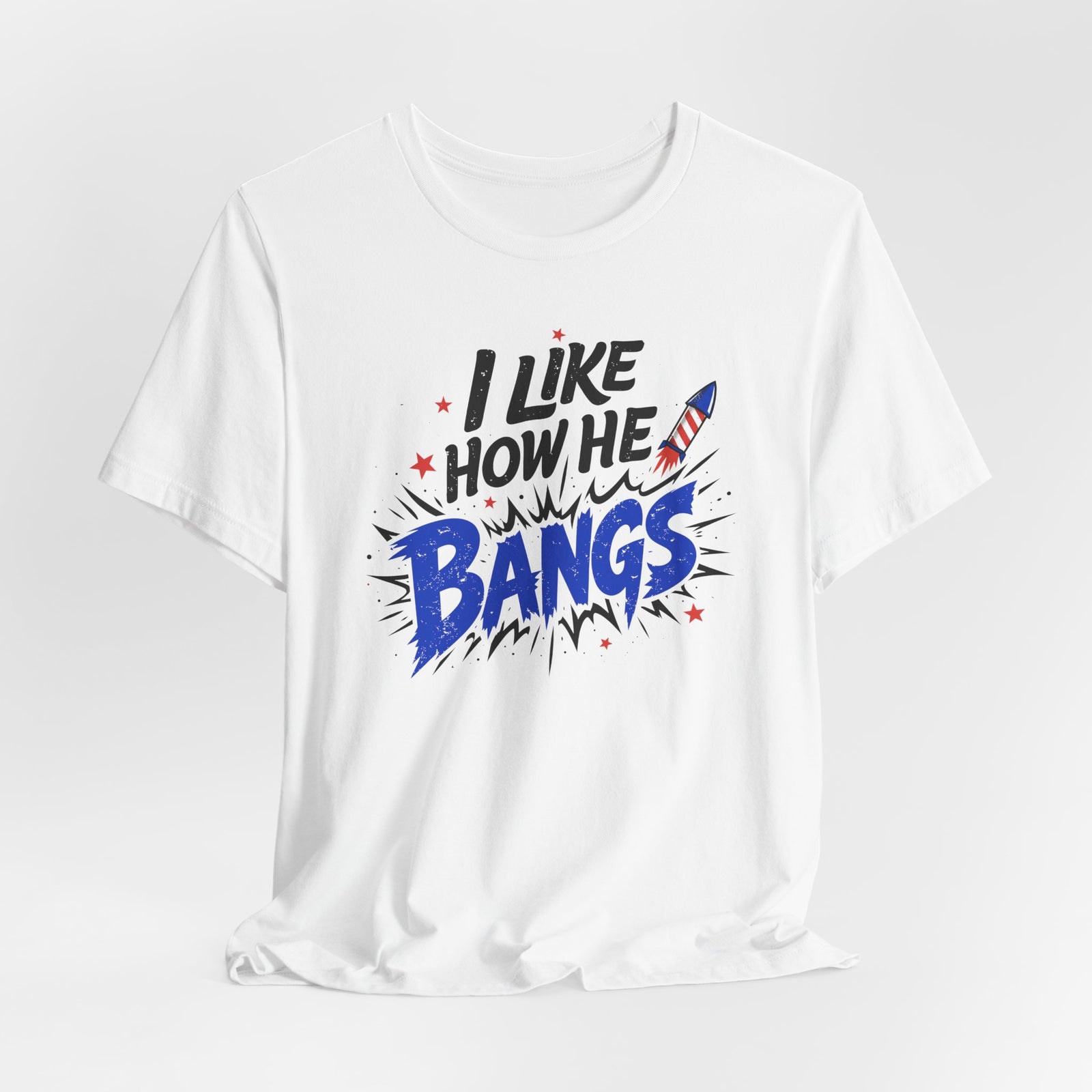 I Like How He Bangs | Luxury Tee