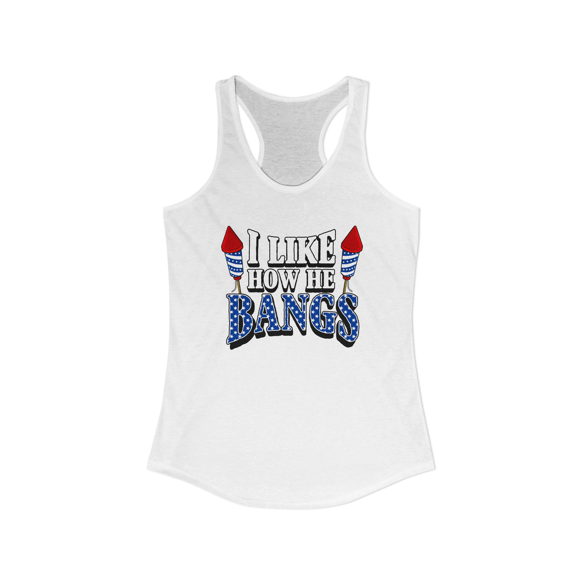 I Like How He Bangs | Women's Racerback Tank