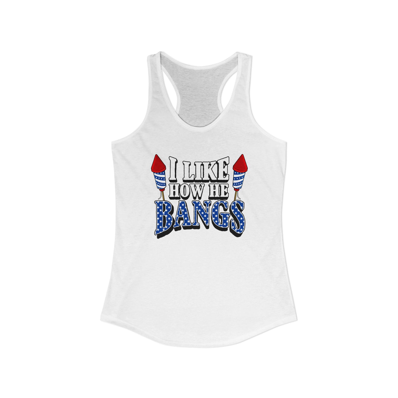 I Like How He Bangs | Women's Racerback Tank