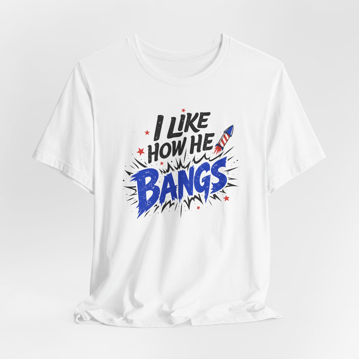 I Like How He Bangs | Luxury Tee