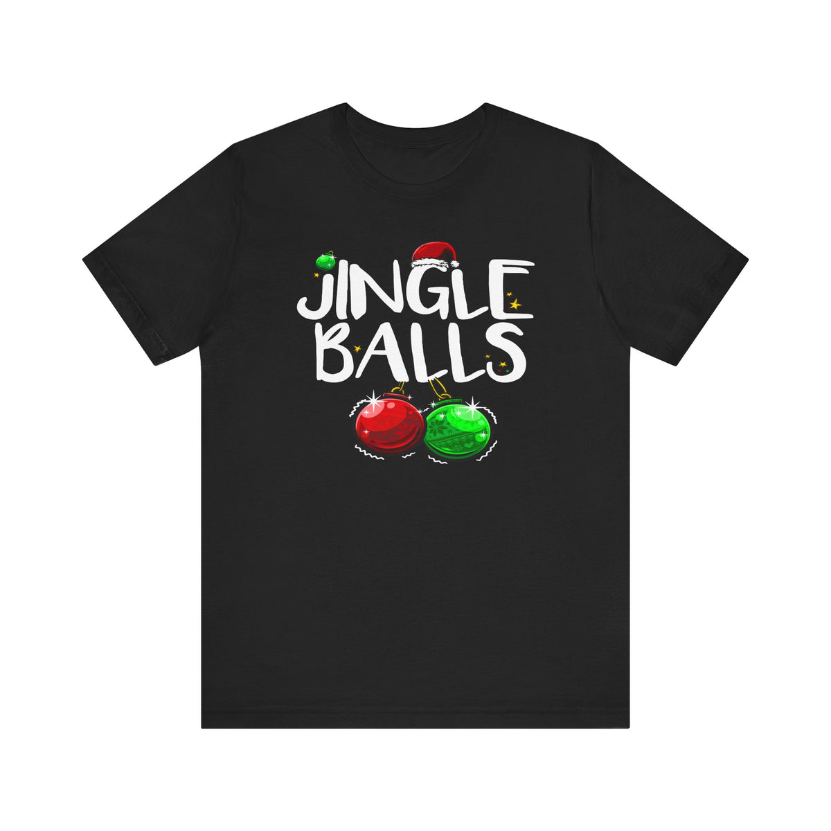Jingle Balls | Deluxe Black Unisex Tee