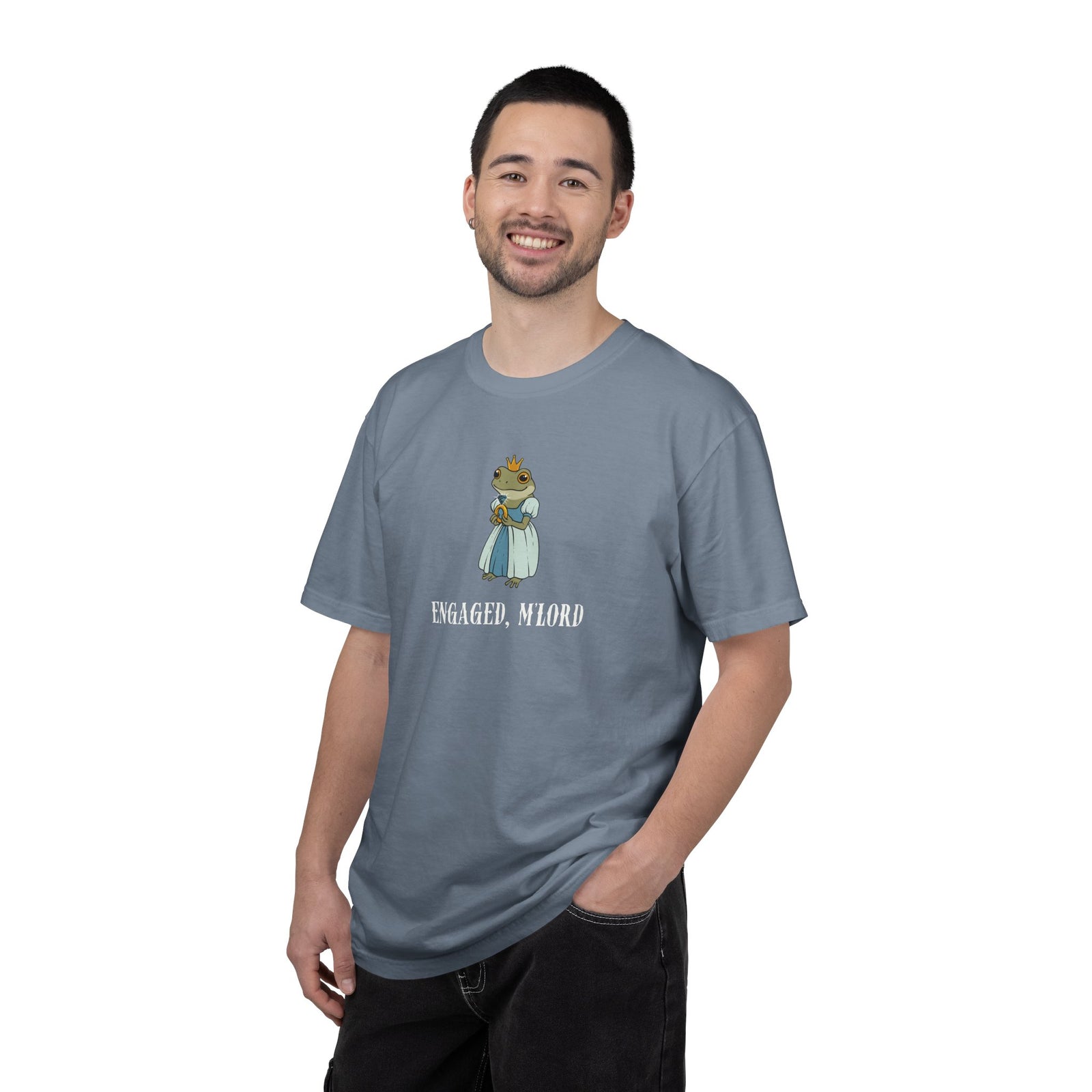 Engaged, M’Lord – Comfort Colors® Frog Princess Engagement Tee