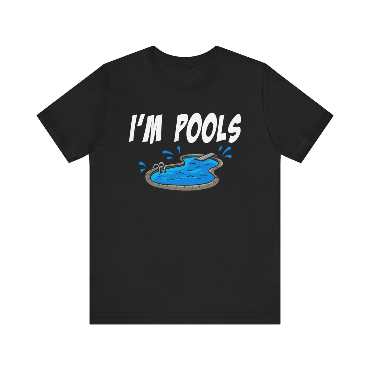 I"m Pools | Deluxe Black Tee