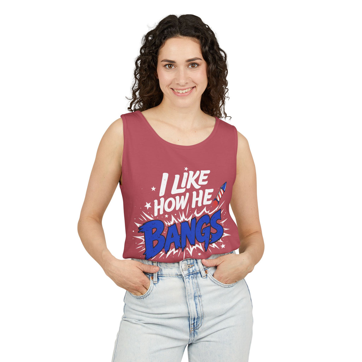 I Like How He Bangs | Comfort Colors® Tank Top