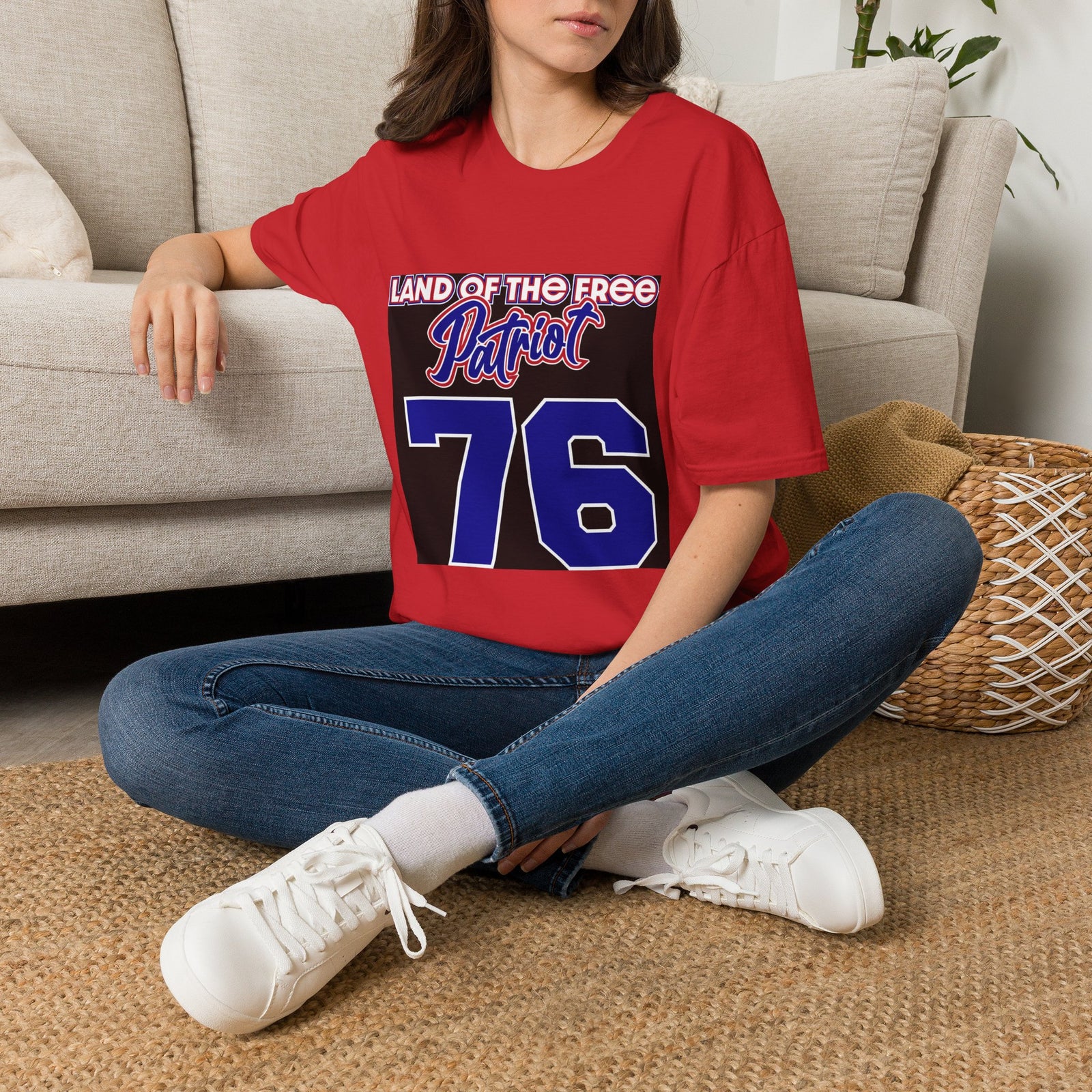 Land of the Free Patriot 76 | Unisex Deluxe Tee