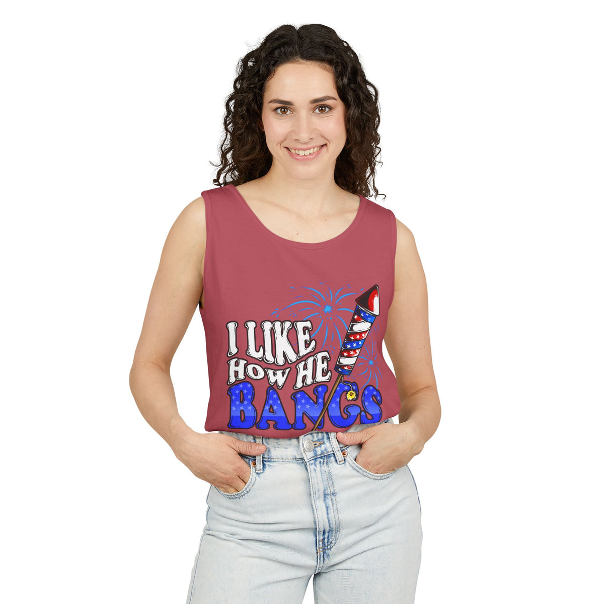 I Like How She Explodes & I Like How He Bangs | Comfort Colors®  Tank Tops