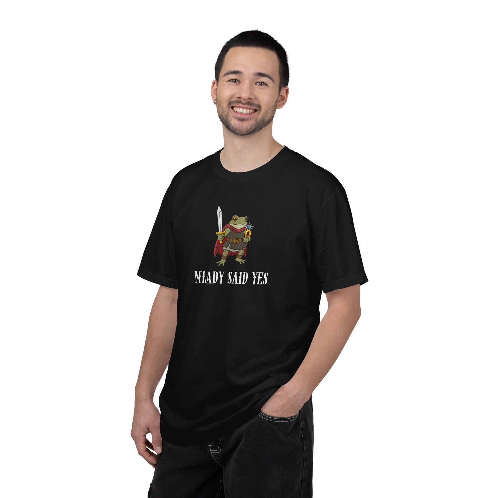 M’LADY SAID YES | Comfort Colors® Frog Prince Engagement Tee