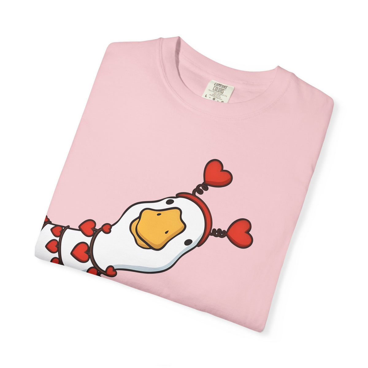 Cute Heart Goose T-Shirt — Valentine’s Day Cute Animal Tee