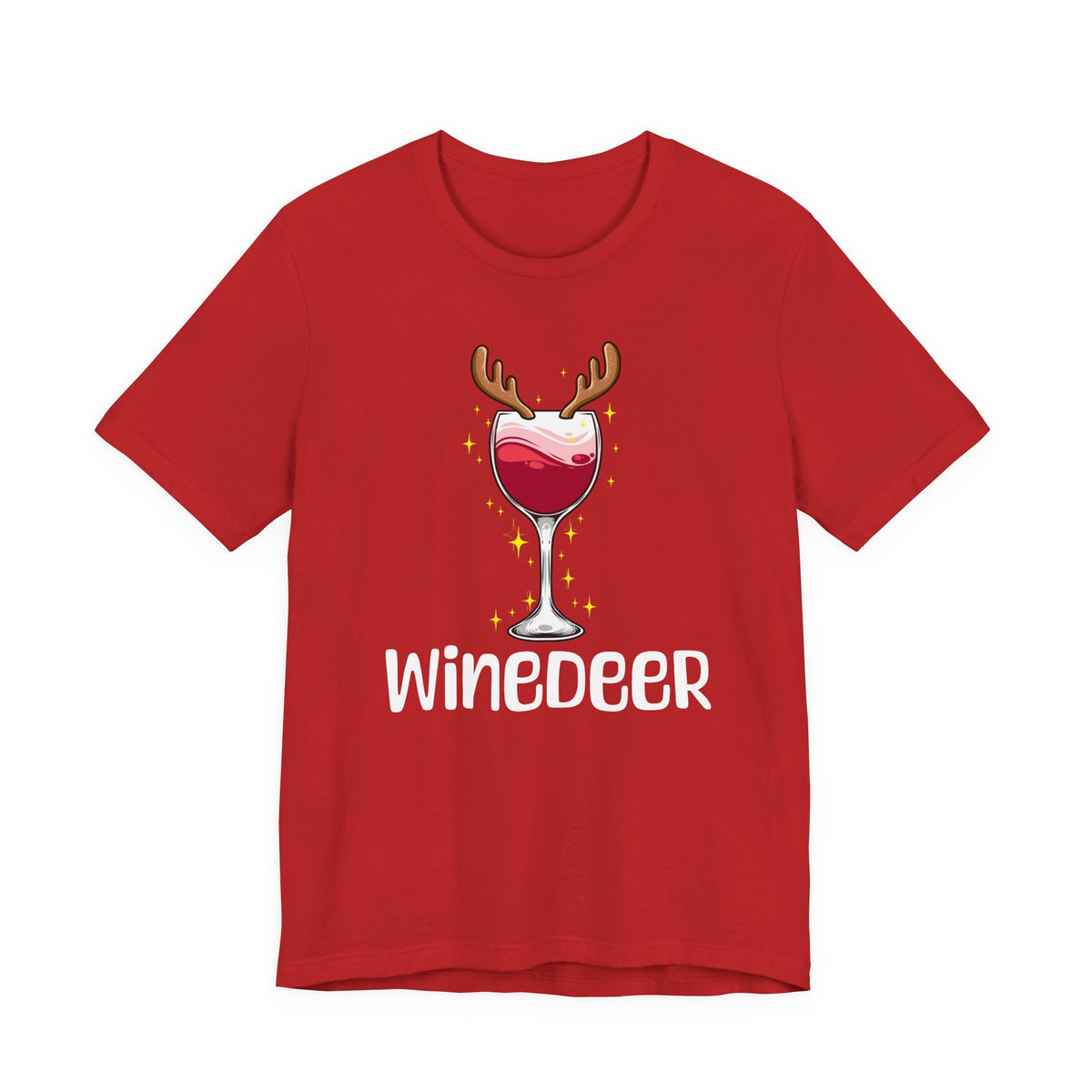 WineDeer Wine Lovers | Deluxe Black Unisex Tee