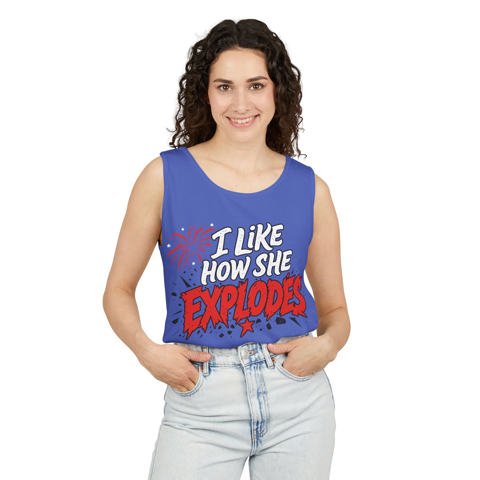 I Like How She Explodes | Comfort Colors® Tank Top