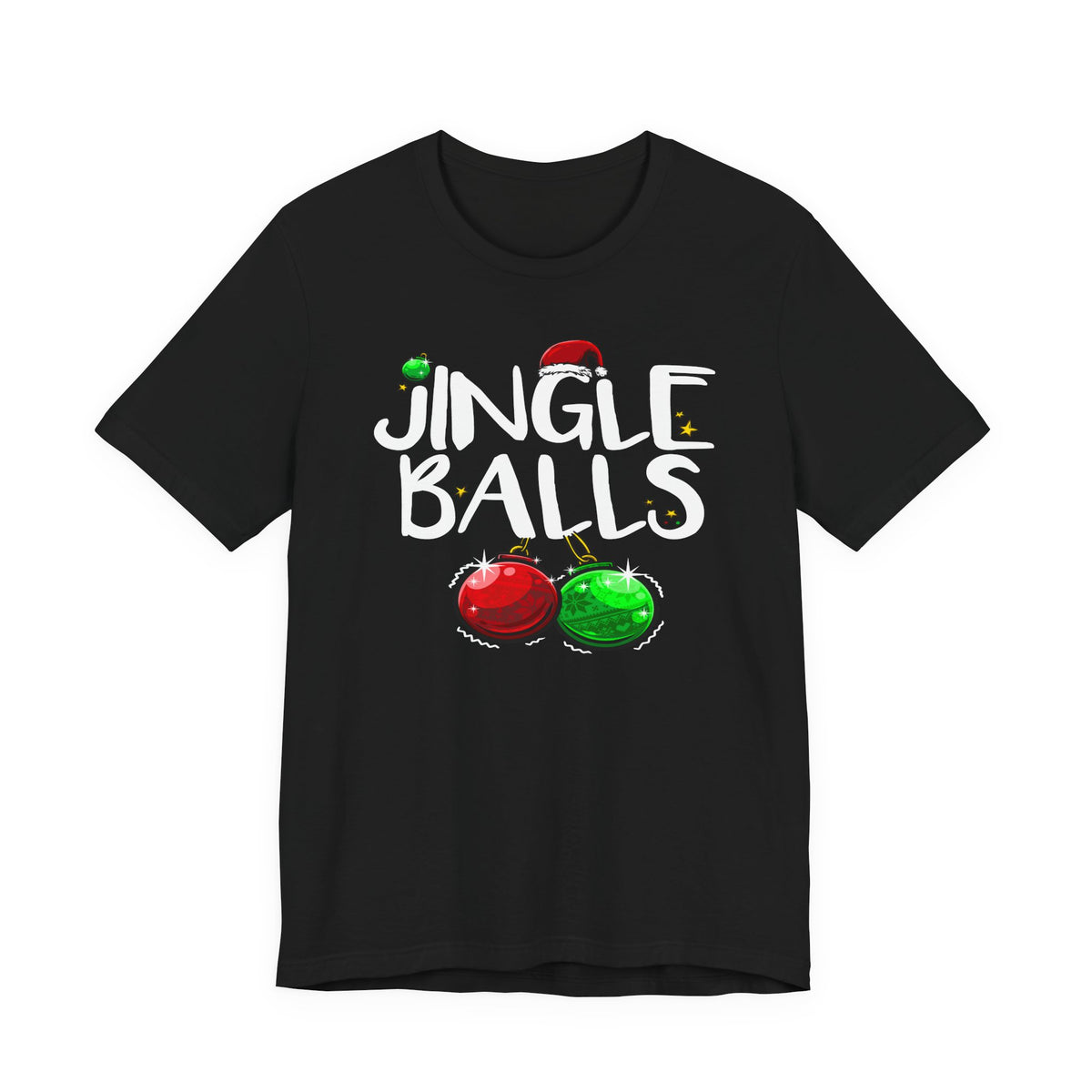 Jingle Balls | Deluxe Black Unisex Tee