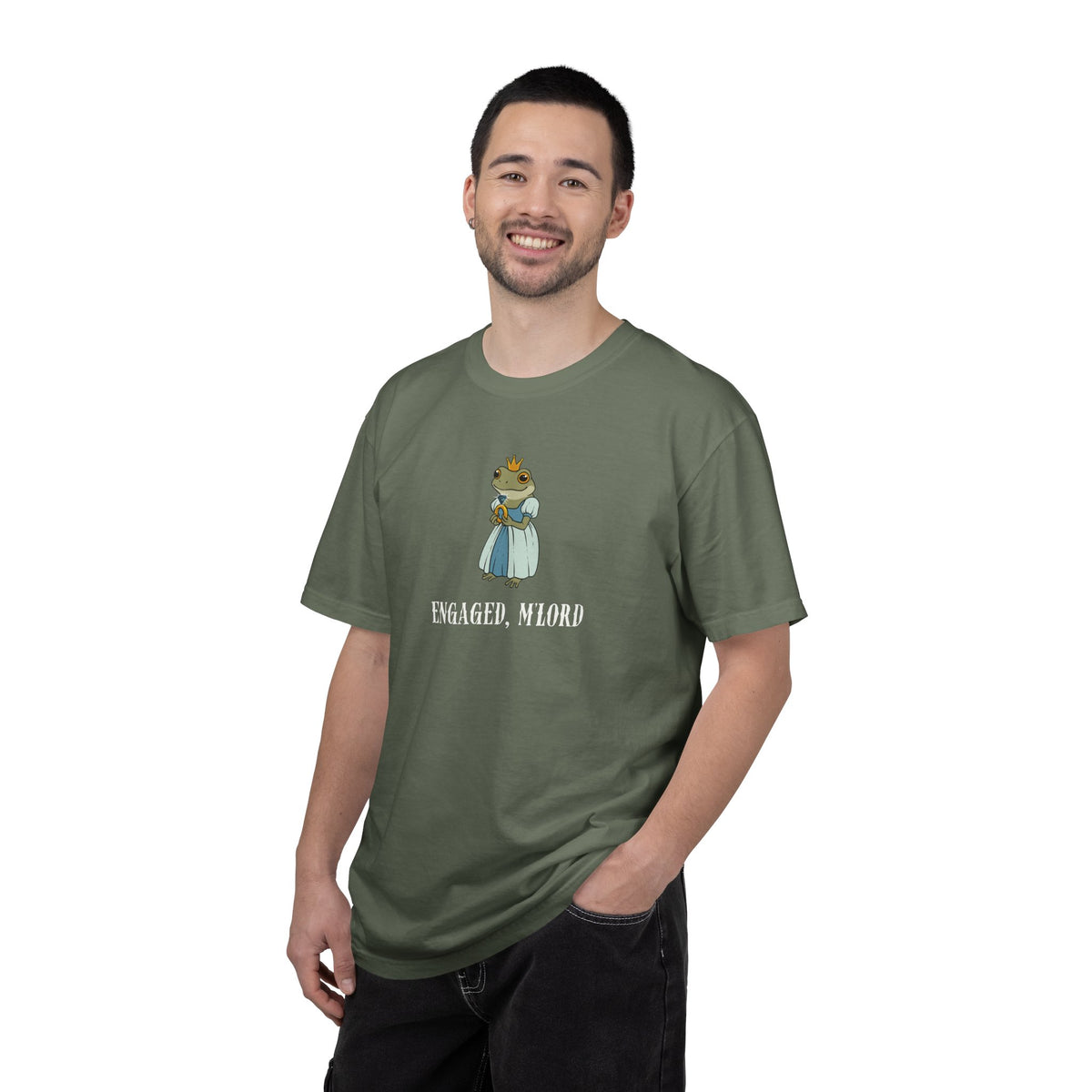 Engaged, M’Lord – Comfort Colors® Frog Princess Engagement Tee